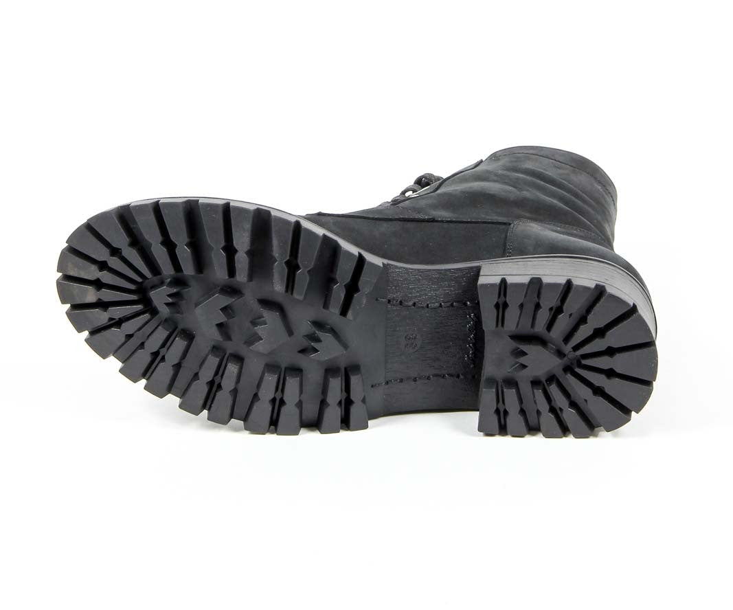 Bota corta para mujer V 1969 Italia B1476 NABUK ANTRACITA