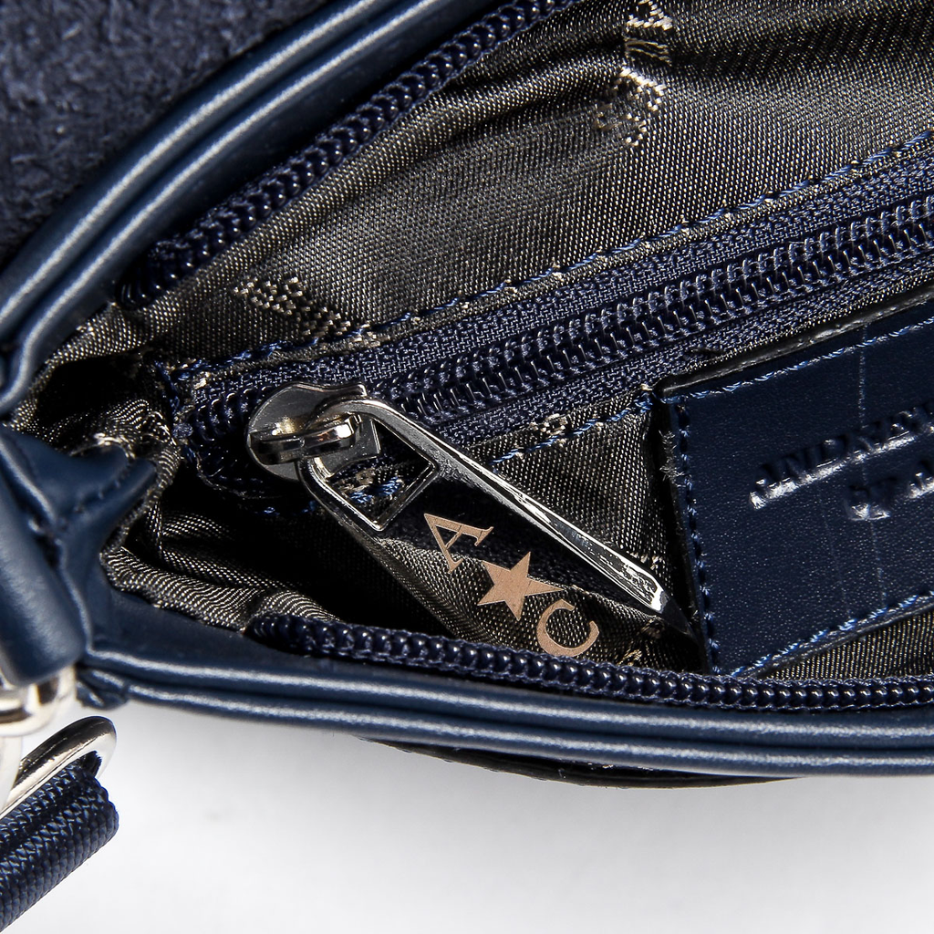 Andrew Charles Bolso de mano para hombre Azul oscuro MATTEW