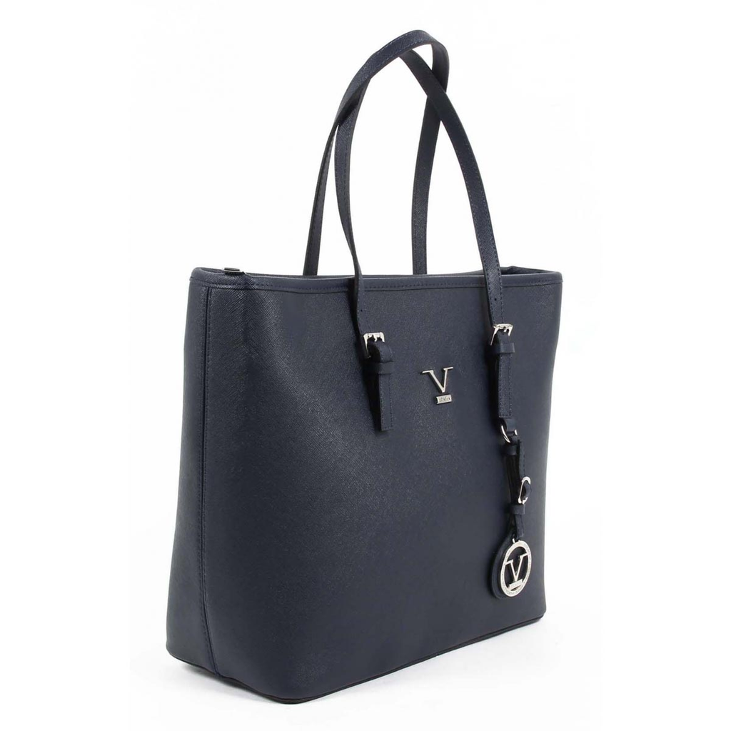 Bolso de mano para mujer V 1969 Italia VE010 AZUL MARINO