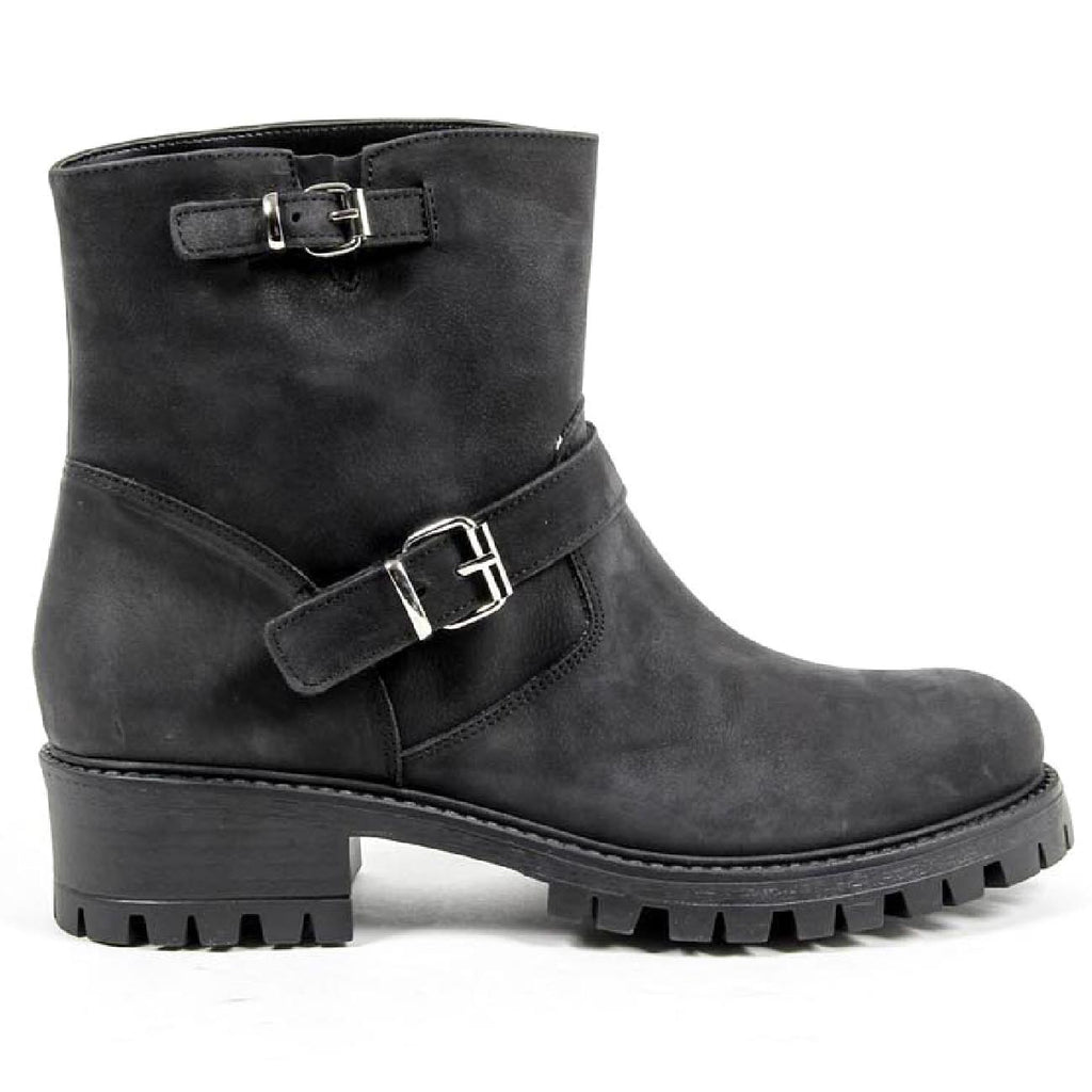 Bota corta para mujer V 1969 Italia B1441 NABUK NERO