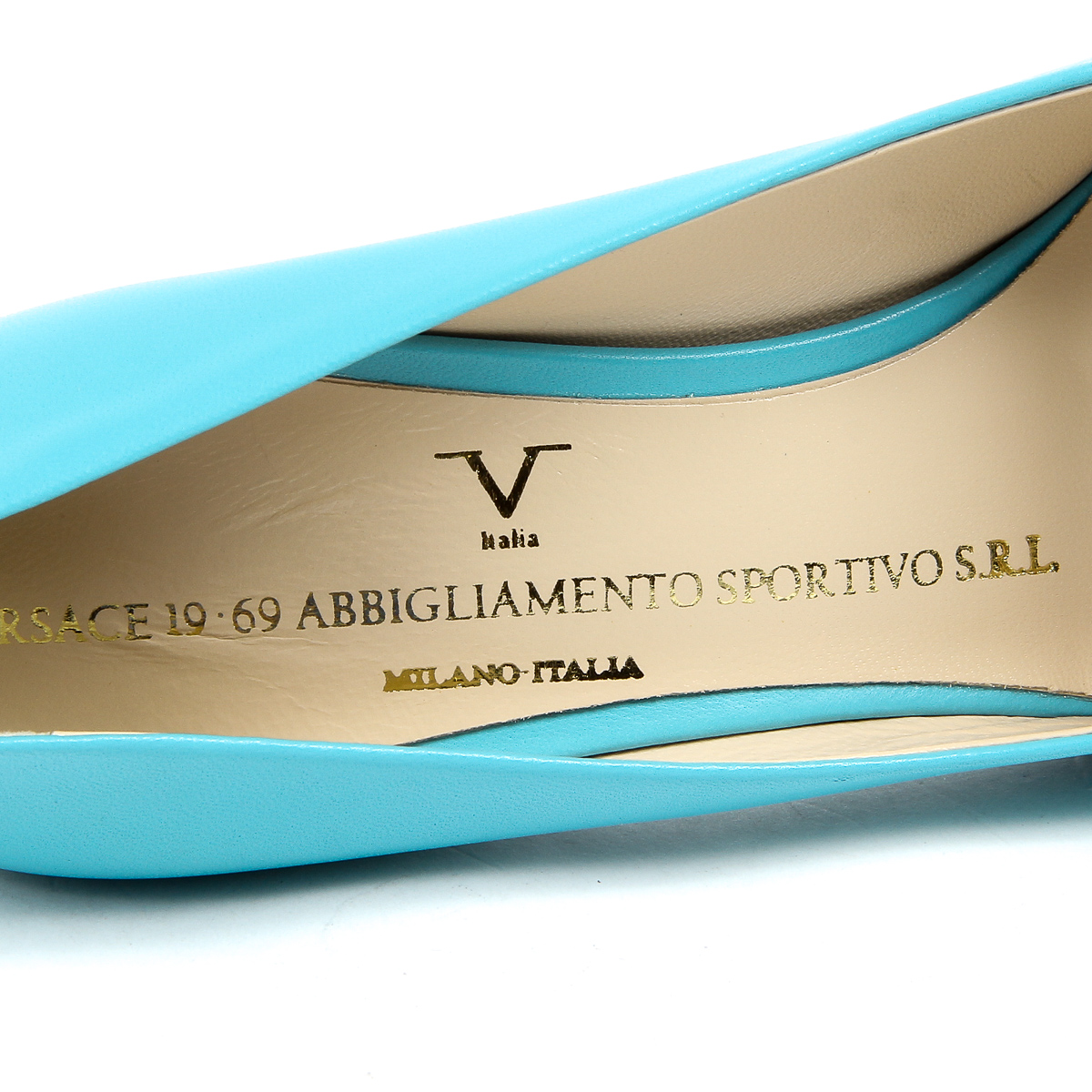 V 1969 Italia Womens Pump Light Blue MINA