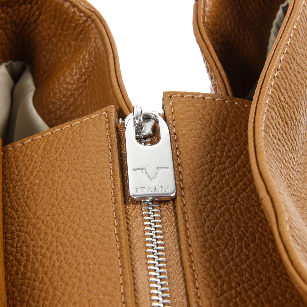 V 1969 Italia Bolso de mano de mujer V012-S DOLLARO CUOIO