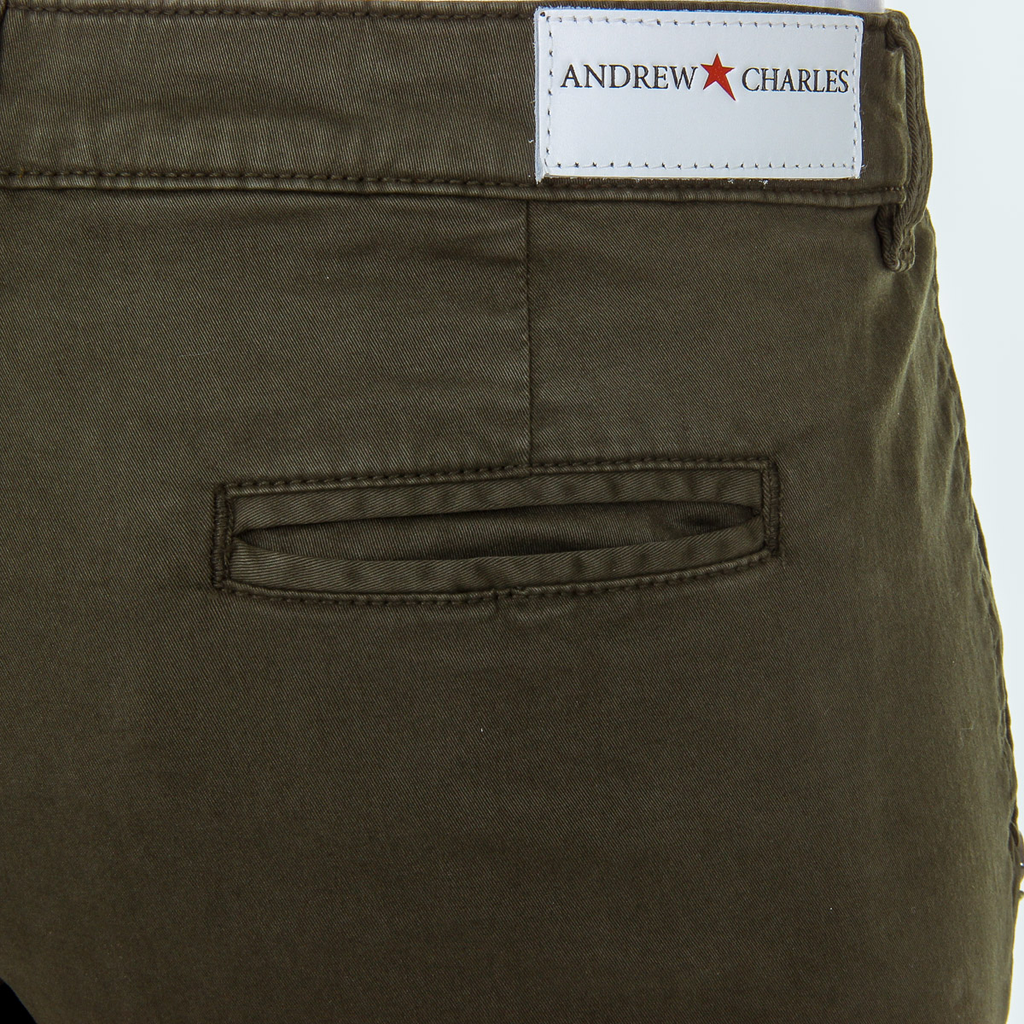 Pantalones cortos Andrew Charles para mujer, color verde SAFIA