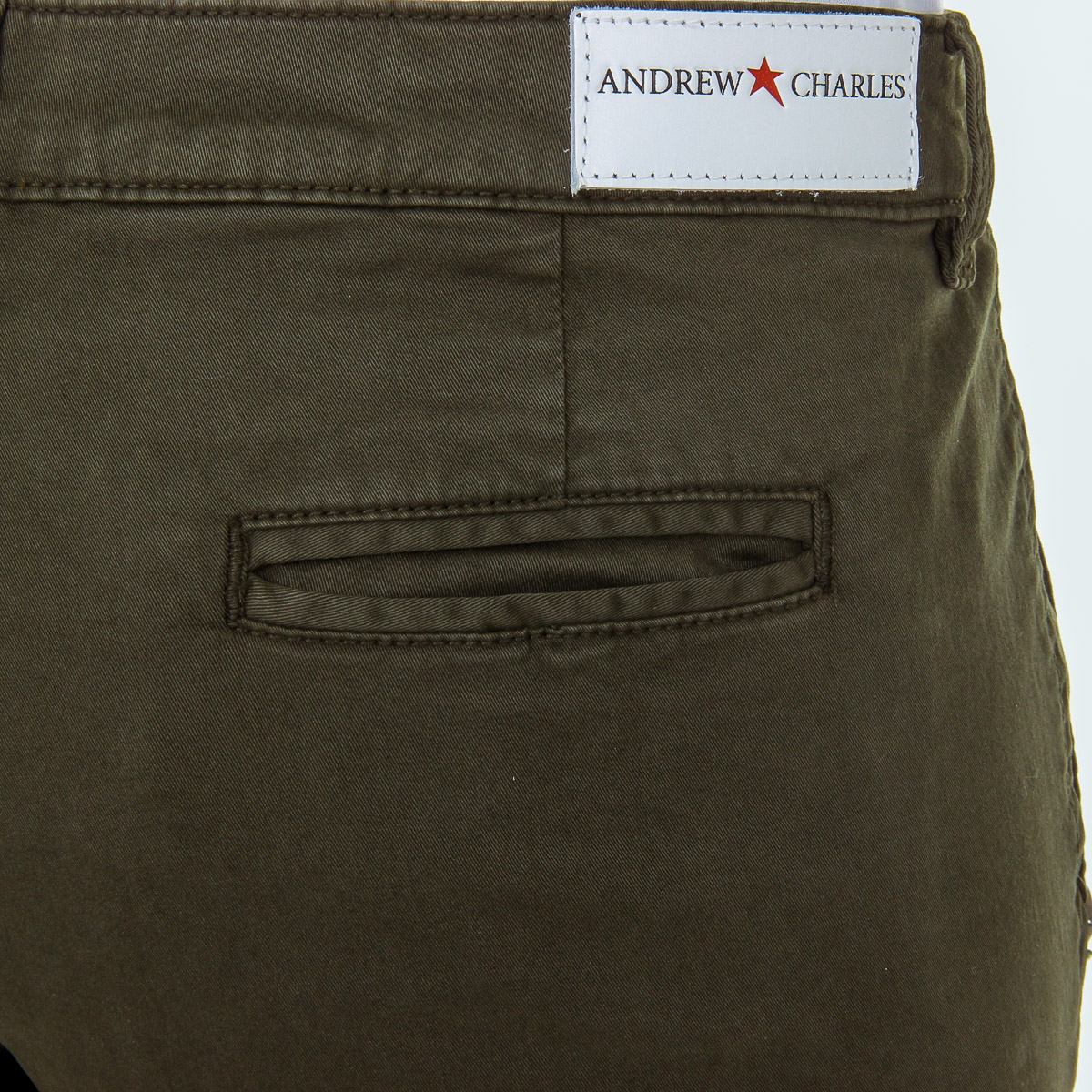 Pantalones cortos Andrew Charles para mujer, color verde SAFIA
