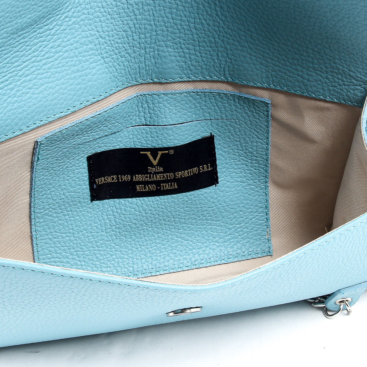 V 1969 Italia Womens Handbag Light Blue ROMA