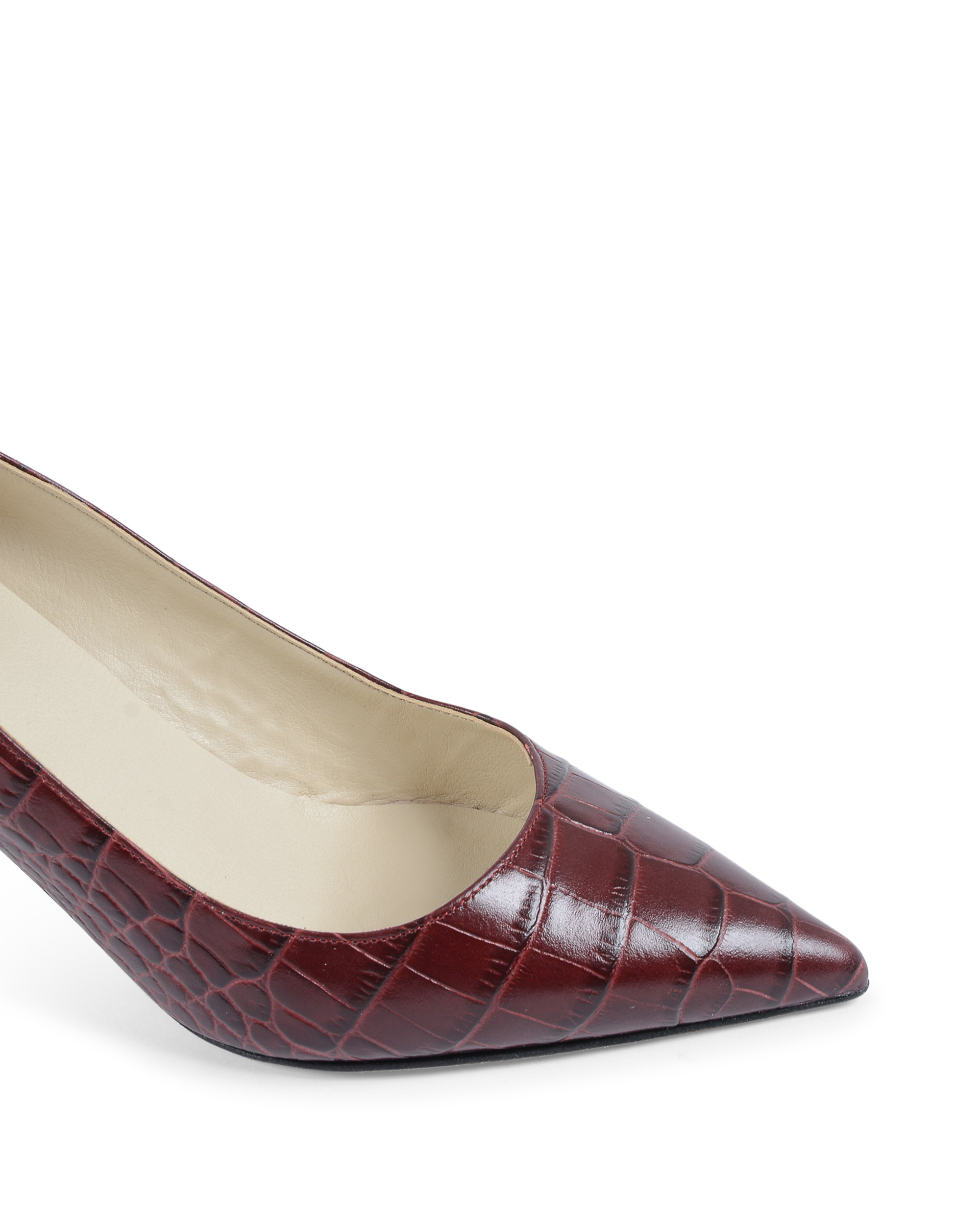 19V69 Italia Zapatos de salón para mujer Burdeos INES65 COCCO BORDEAUX