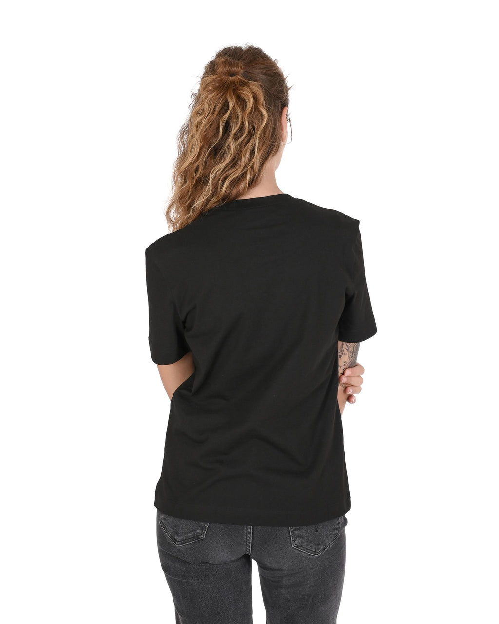 Camiseta Love Moschino para mujer W 4 H06 27 M 3876 C74 NEGRO
