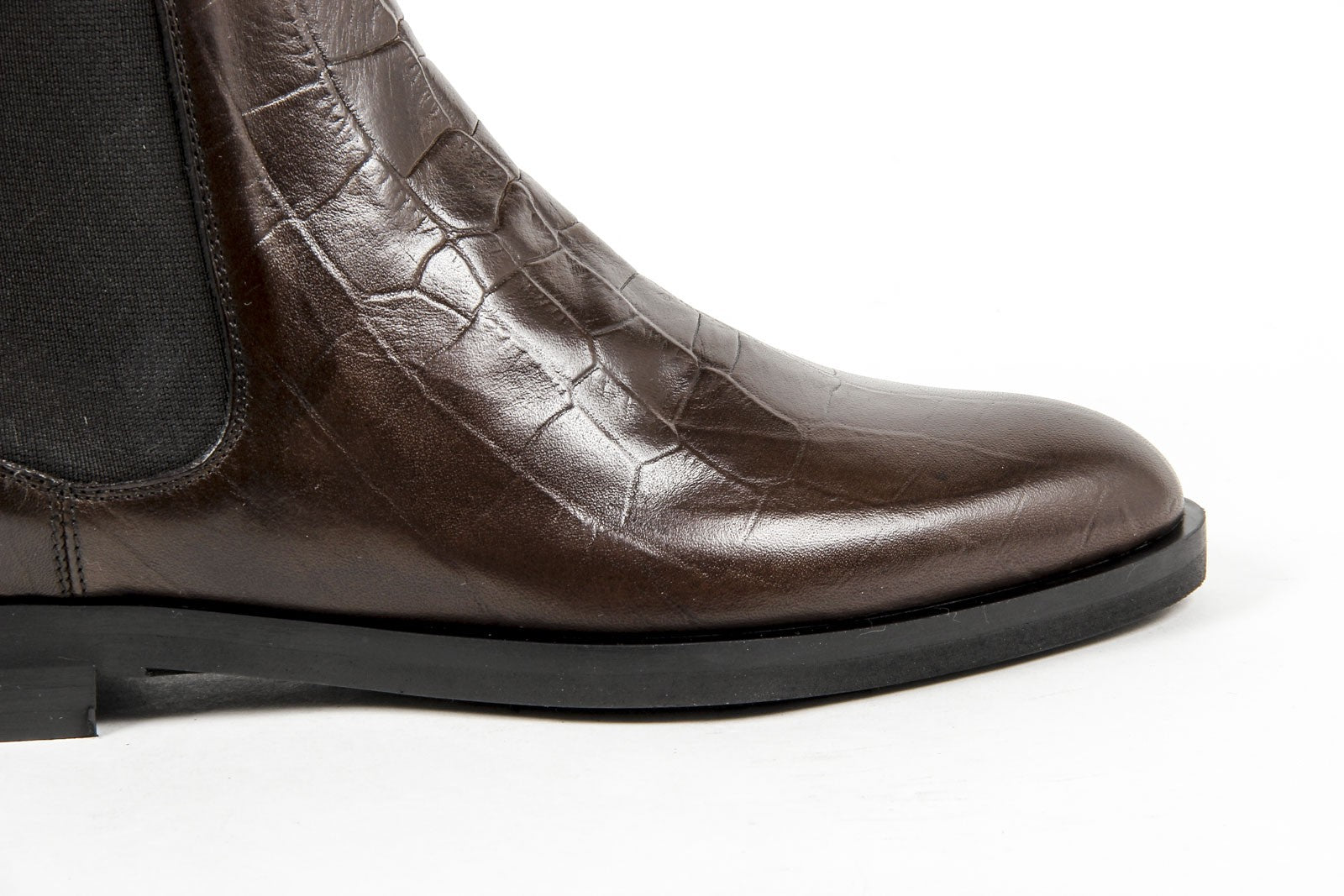 Botín de mujer V 1969 Italia B1578 COCCO CASHMERE BROWN