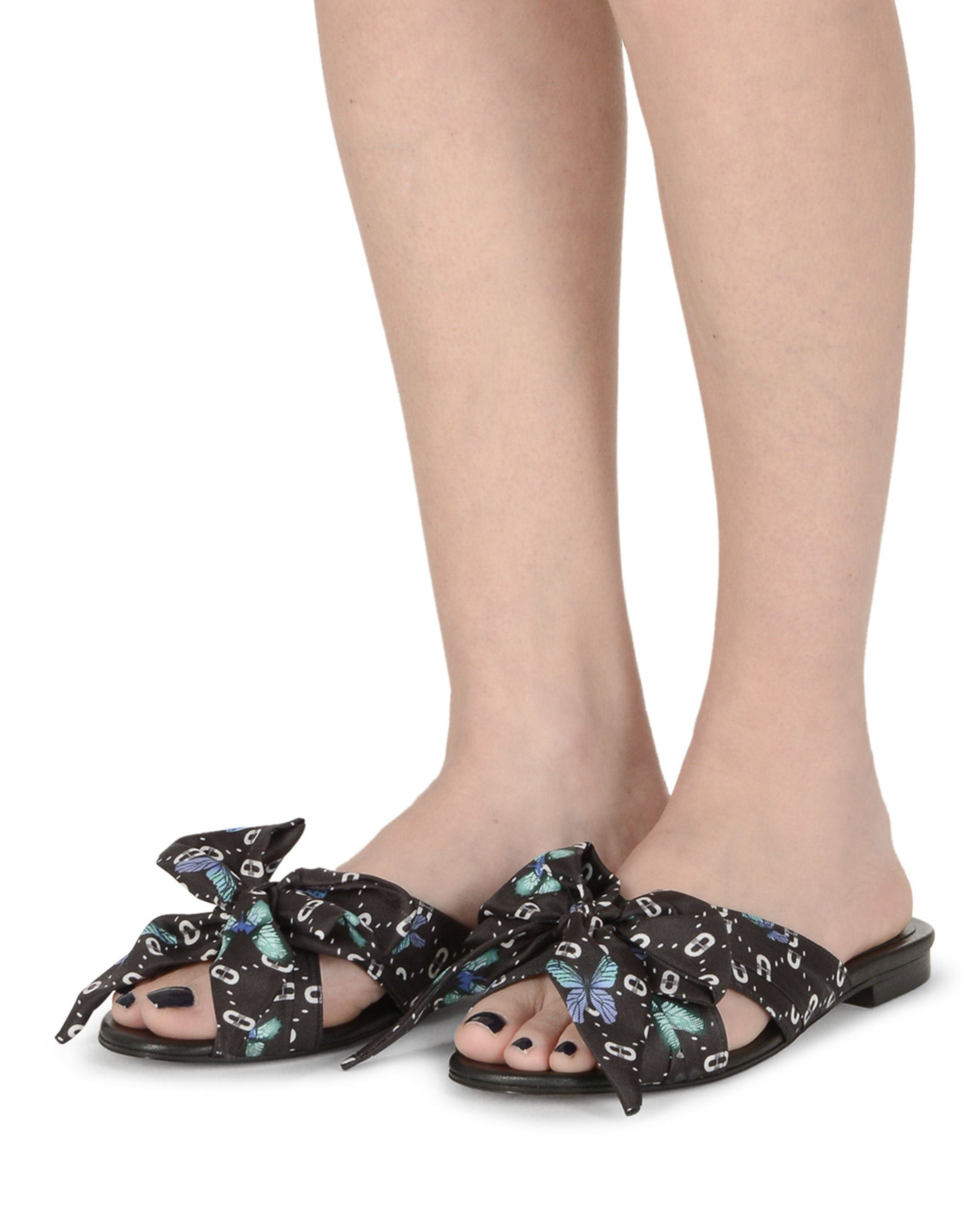 Emma Bow Mule Negro
