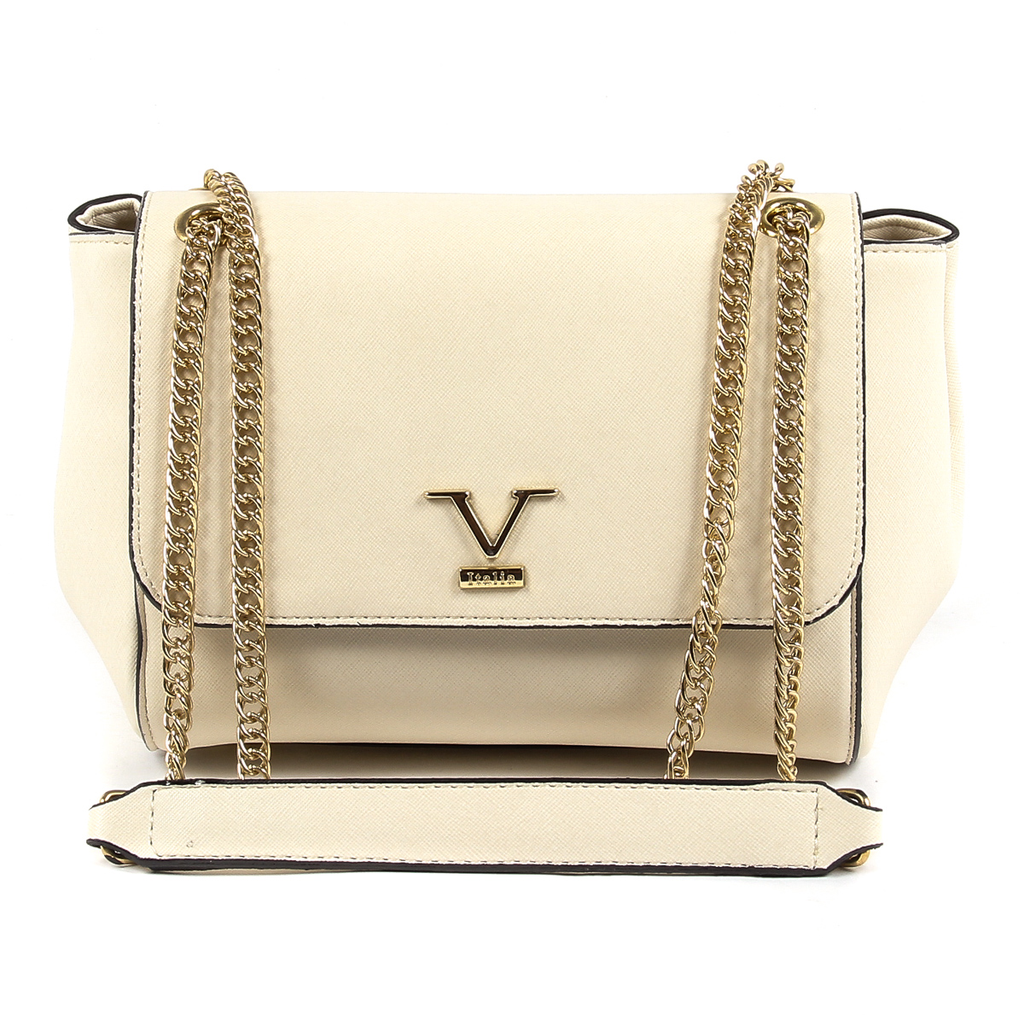 V 1969 Italia Womens Handbag Beige PRISCILLA