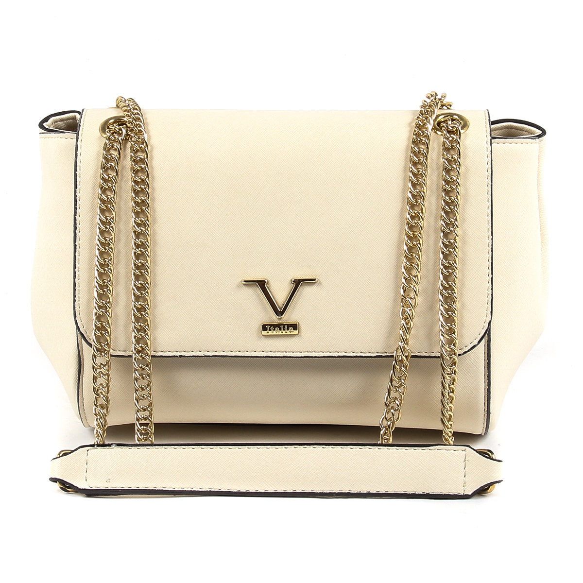 V 1969 Italia Womens Handbag Beige PRISCILLA