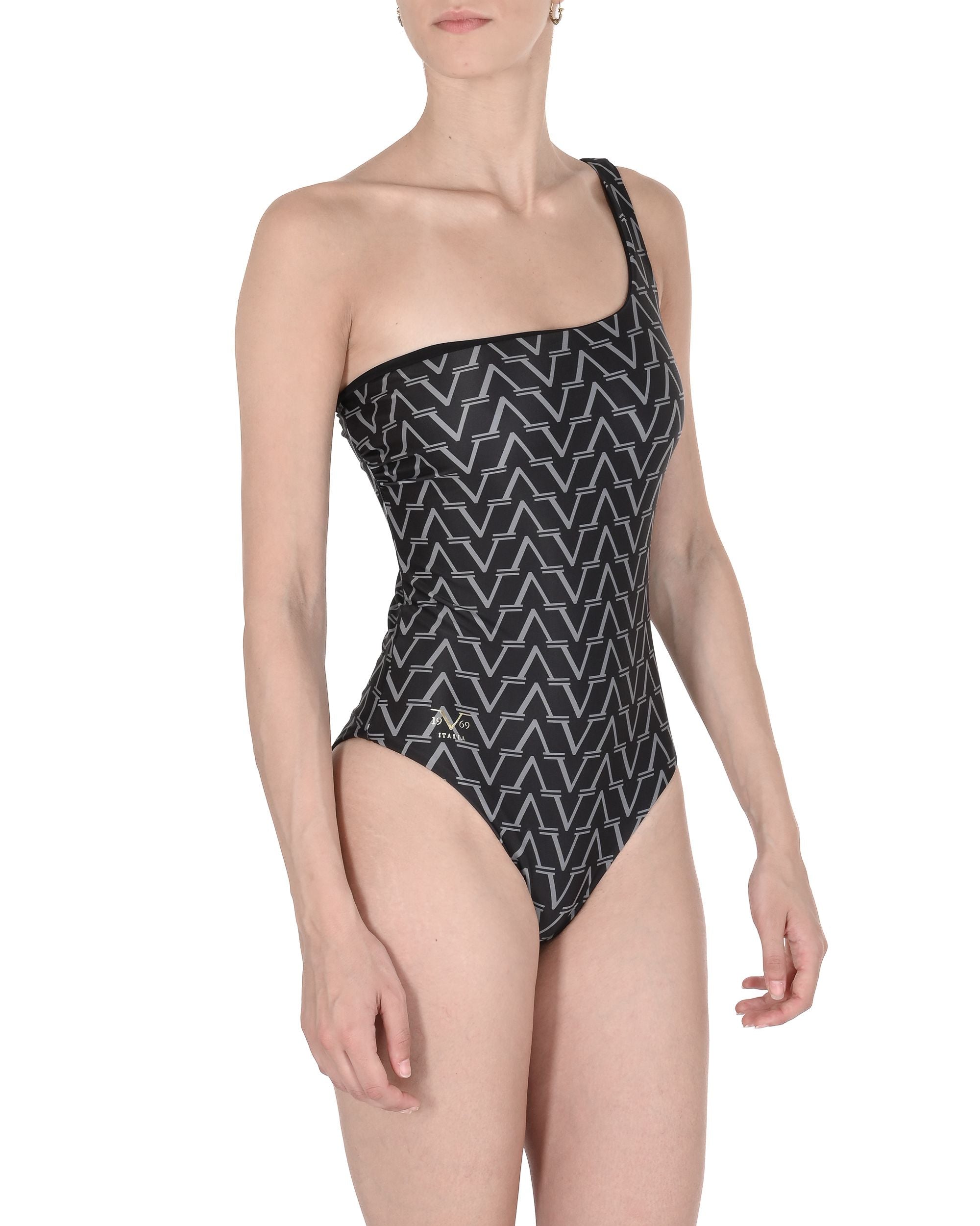 19V69 Italia Womens Swimwear One Piece VSC1WOP05 BLACK