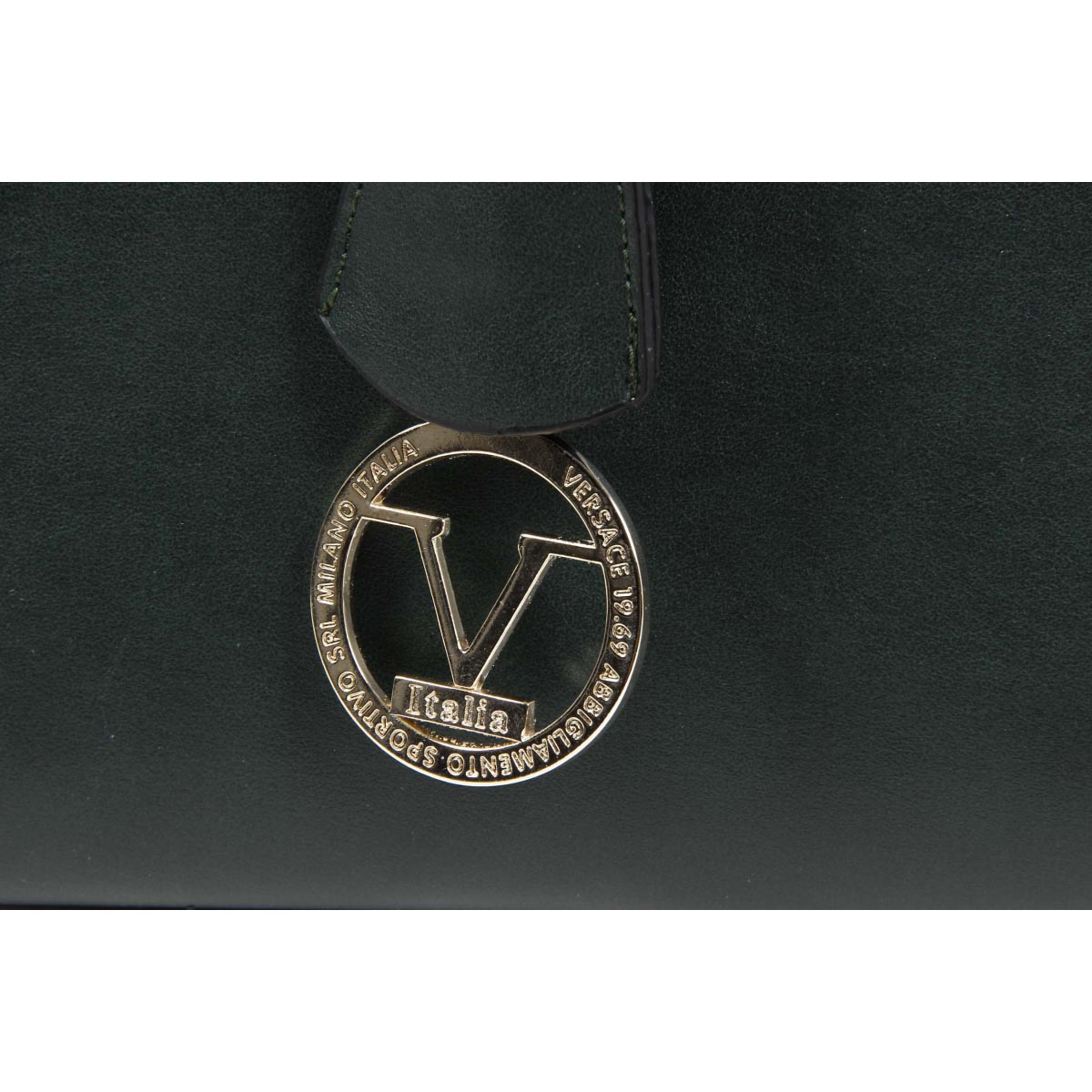 Bolso de mano para mujer V 1969 Italia VE08 VERDE OSCURO