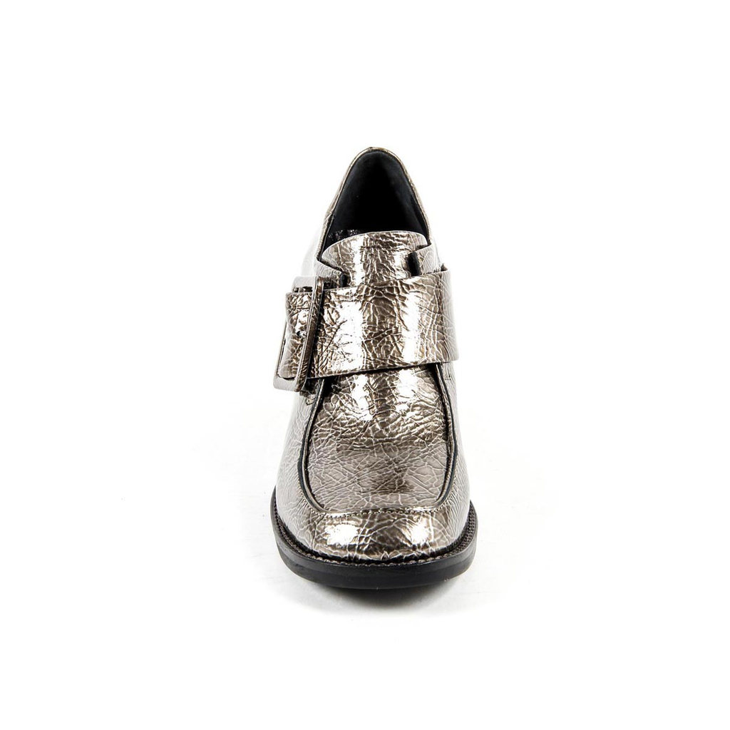Mocasín de tacón para mujer V 1969 Italia B2450 CRASH CANNA FUCILE