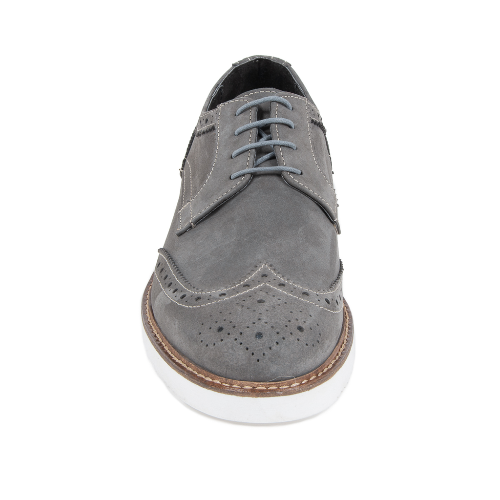 V 1969 Italia Zapato brogue para hombre gris HARRY 5141 NABUK VAR 7