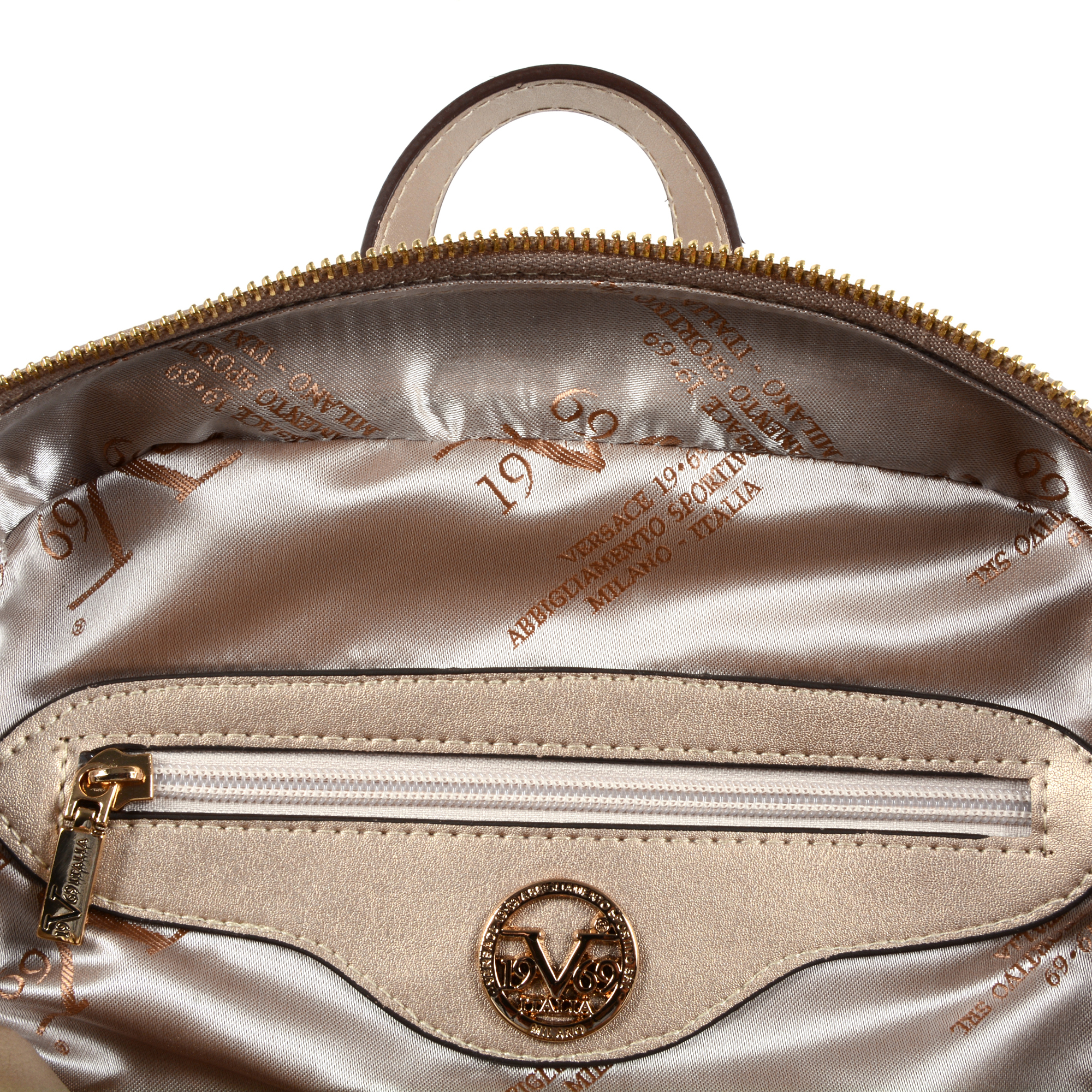V 1969 Italia Womens Backpack Gold ISTANBUL