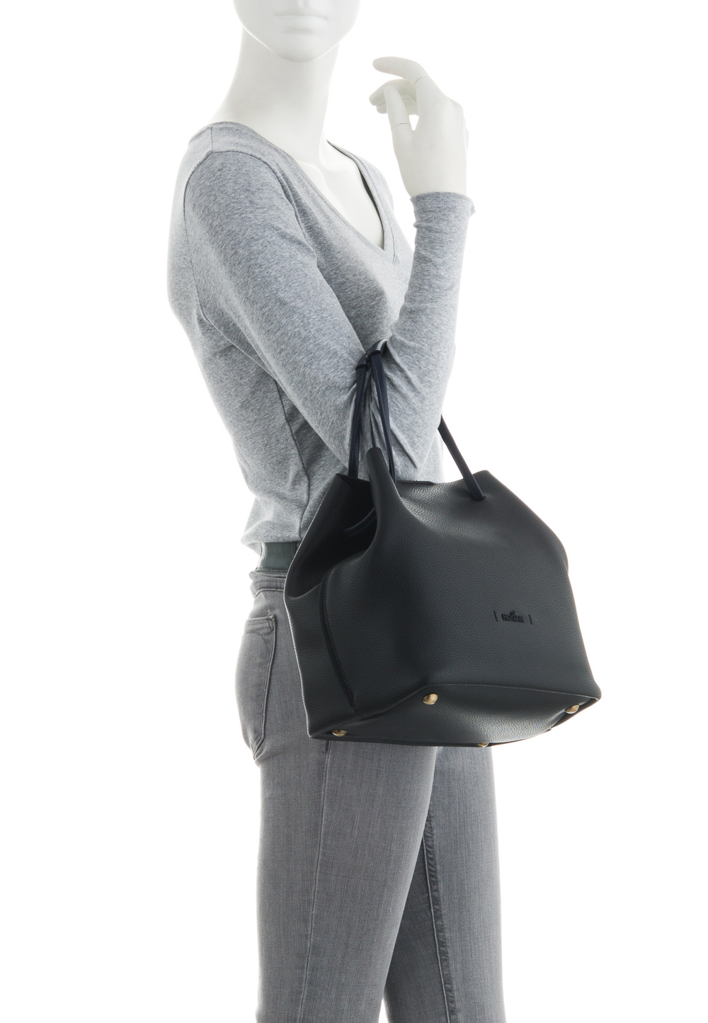 Bolso de mano Hogan para mujer, color negro, KBW00WK0300HVC2968