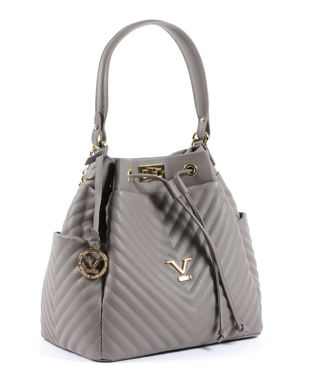 Bolso de mano para mujer V Italia gris oscuro BH10272 52 SAUVAGE SMOG