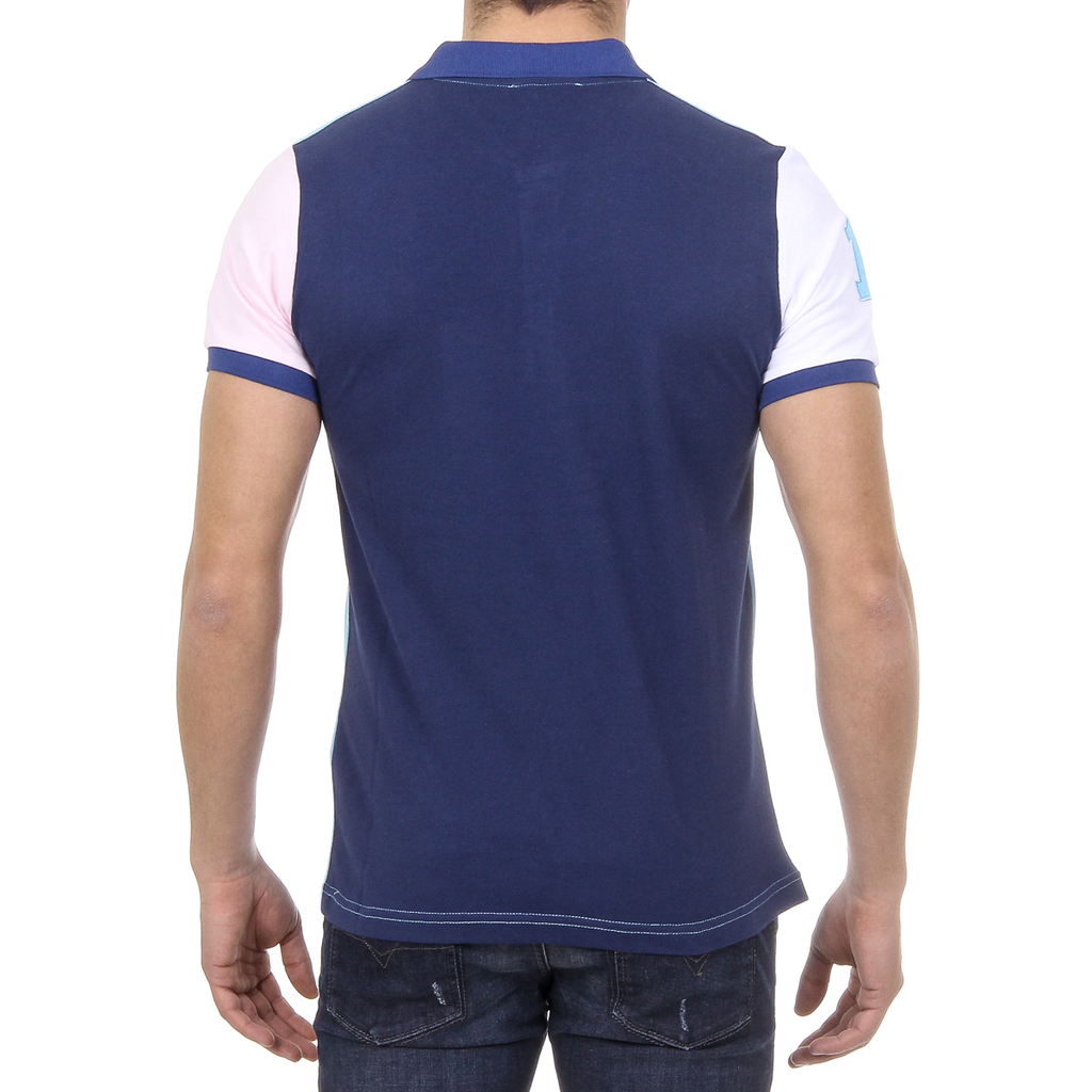 Polo Ufford & Suffolk Polo Club para hombre, manga corta, US009 TURQUESA