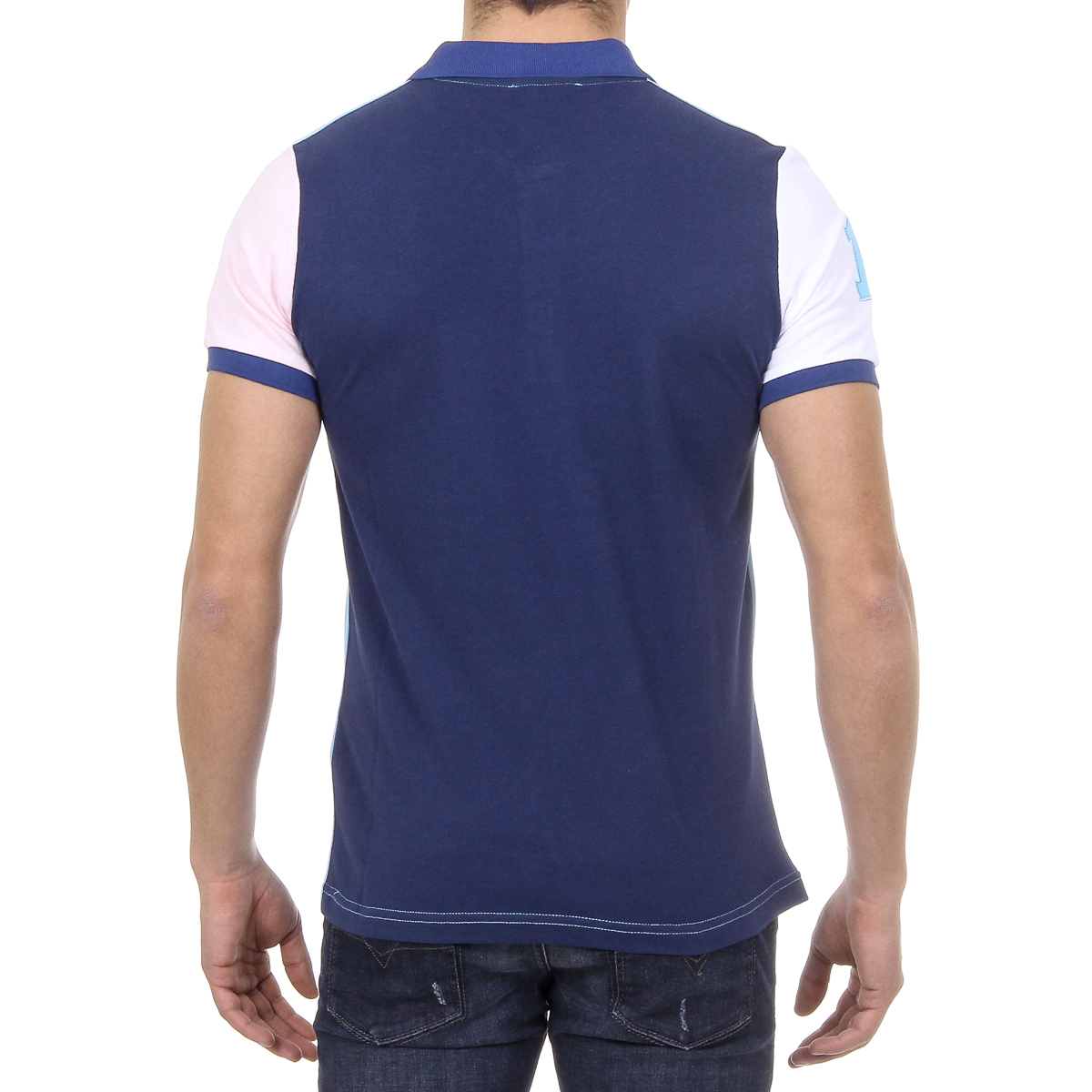 Polo Ufford & Suffolk Polo Club para hombre, manga corta, US009 TURQUESA