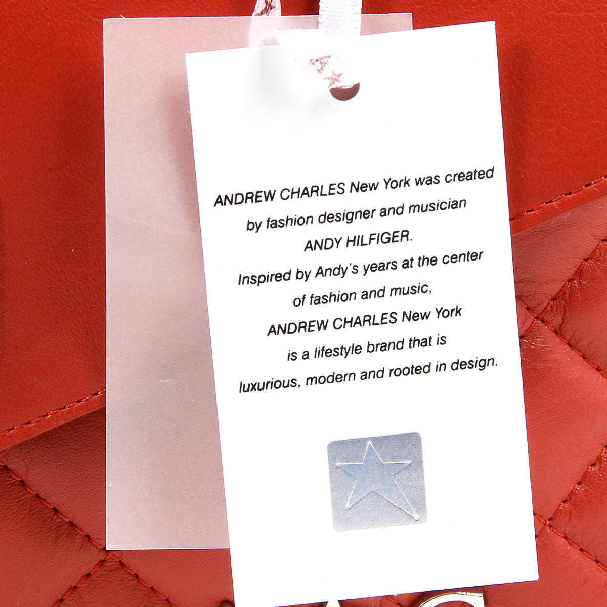 Andrew Charles Womens Handbag Red AZALEA