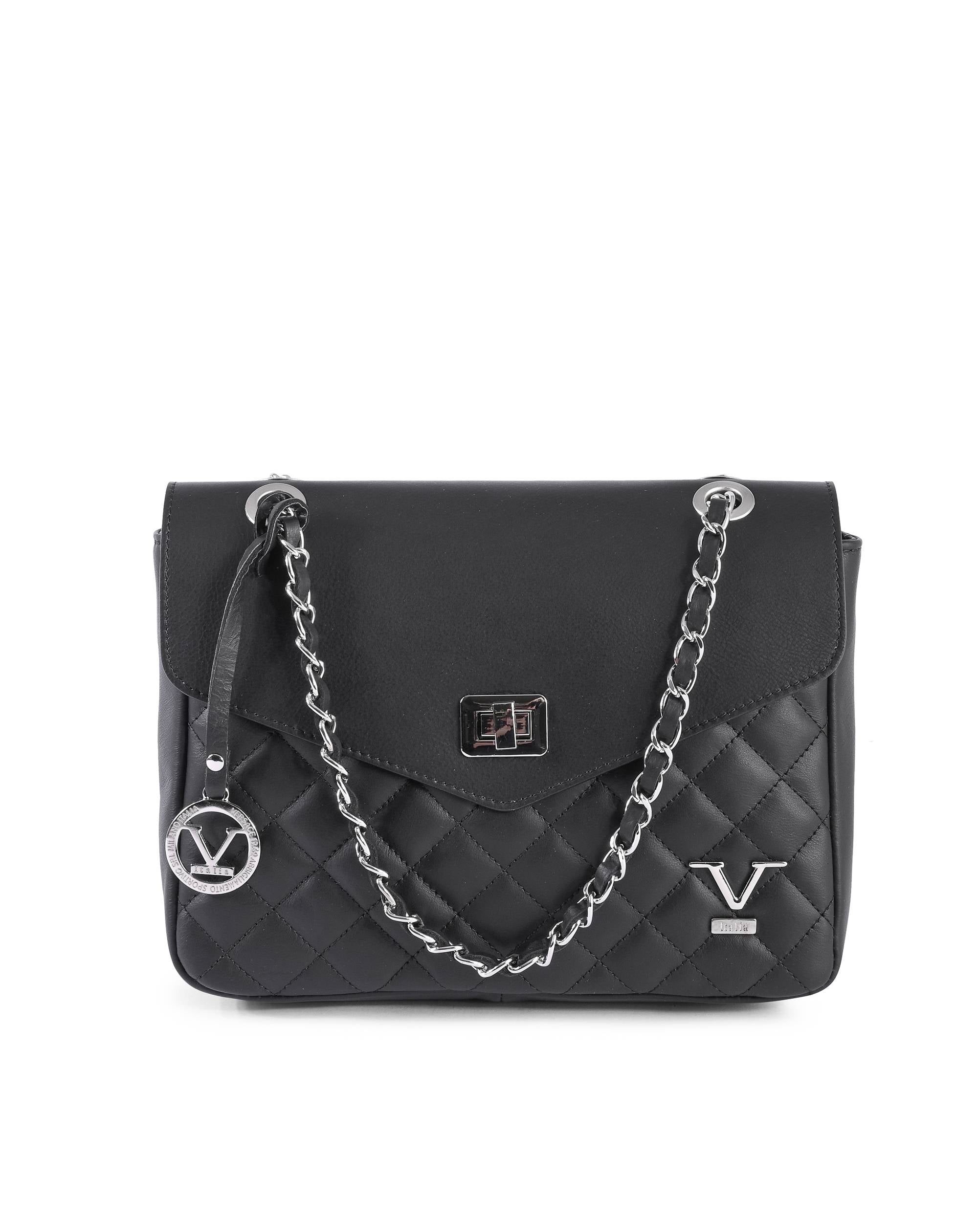 Bolso de mano para mujer V Italia V024M-S SAUVAGE NERO