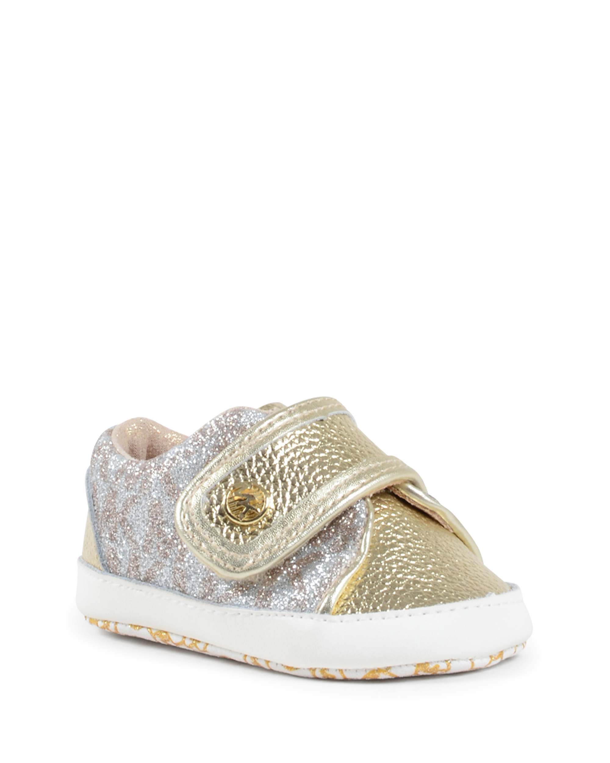 Zapatillas Michael Kors para niñas Prewalker doradas ZIA BABY SKIP GLD SLV