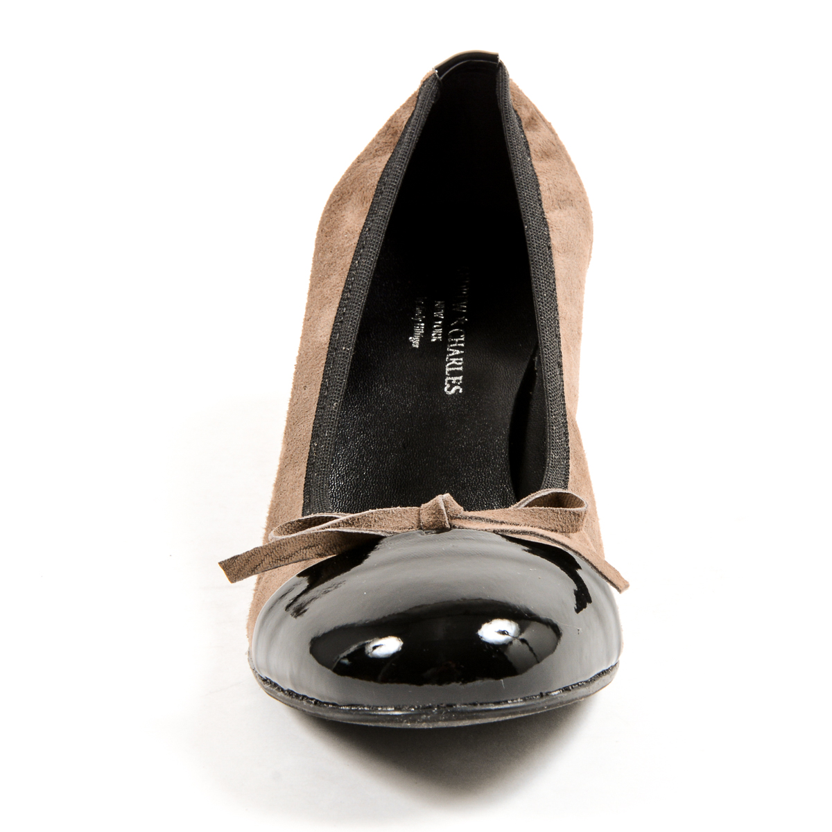 Andrew Charles Womens Ballerina Taupe FLORENCE