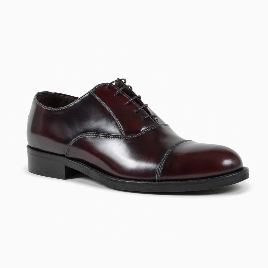 19V69 Italia - Zapato clásico para hombre, color burdeos 913L MP ABRASIVATO BURDEOS