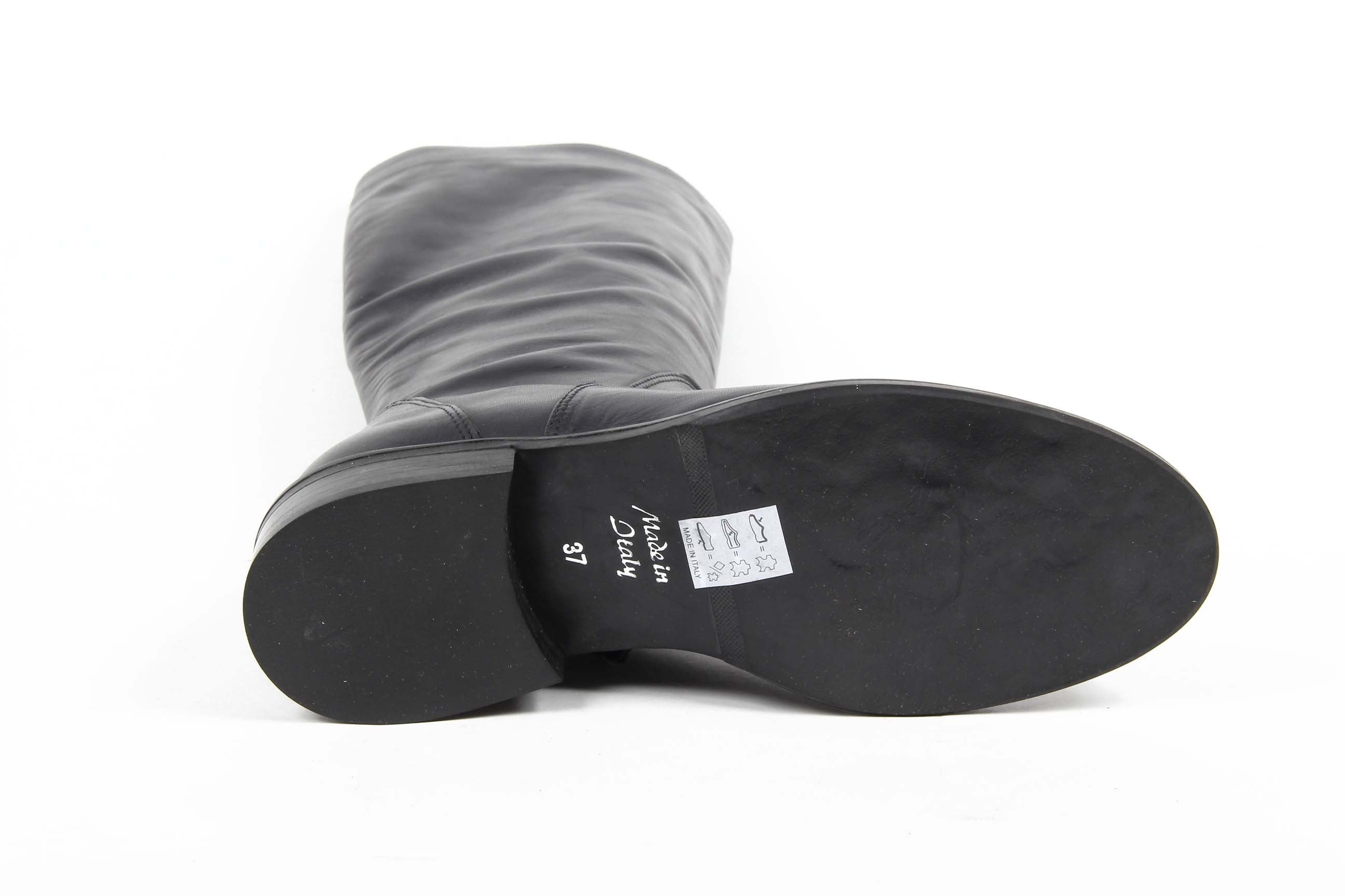 V 1969 Italia Bota alta para mujer S08 VITELLO BLU