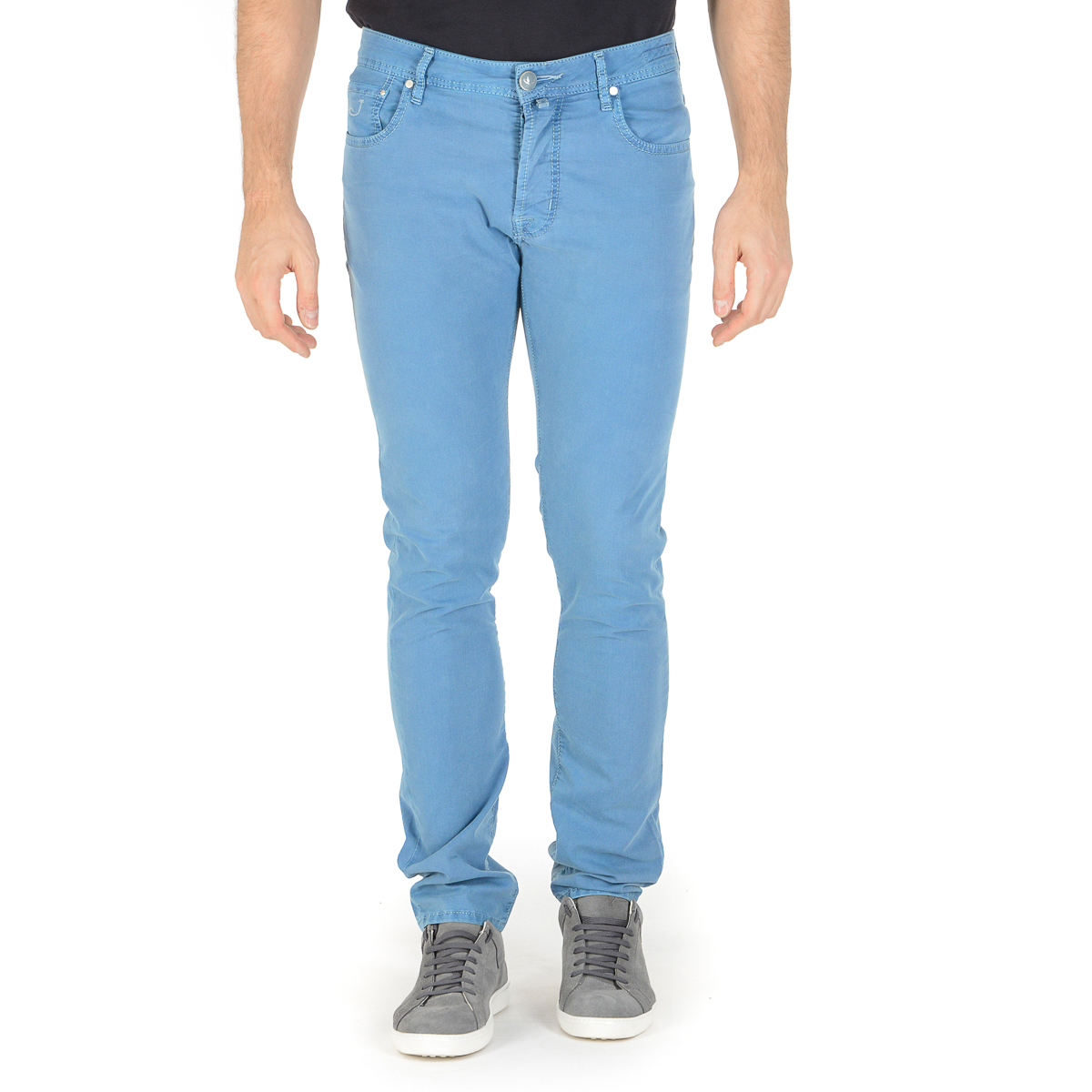 Jacob Cohen Mens Pants J688 Light Blue