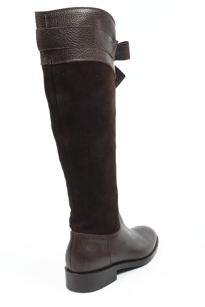 Bota alta para mujer Sebastian Milano 2937 FOCUS+VELOUR MORO