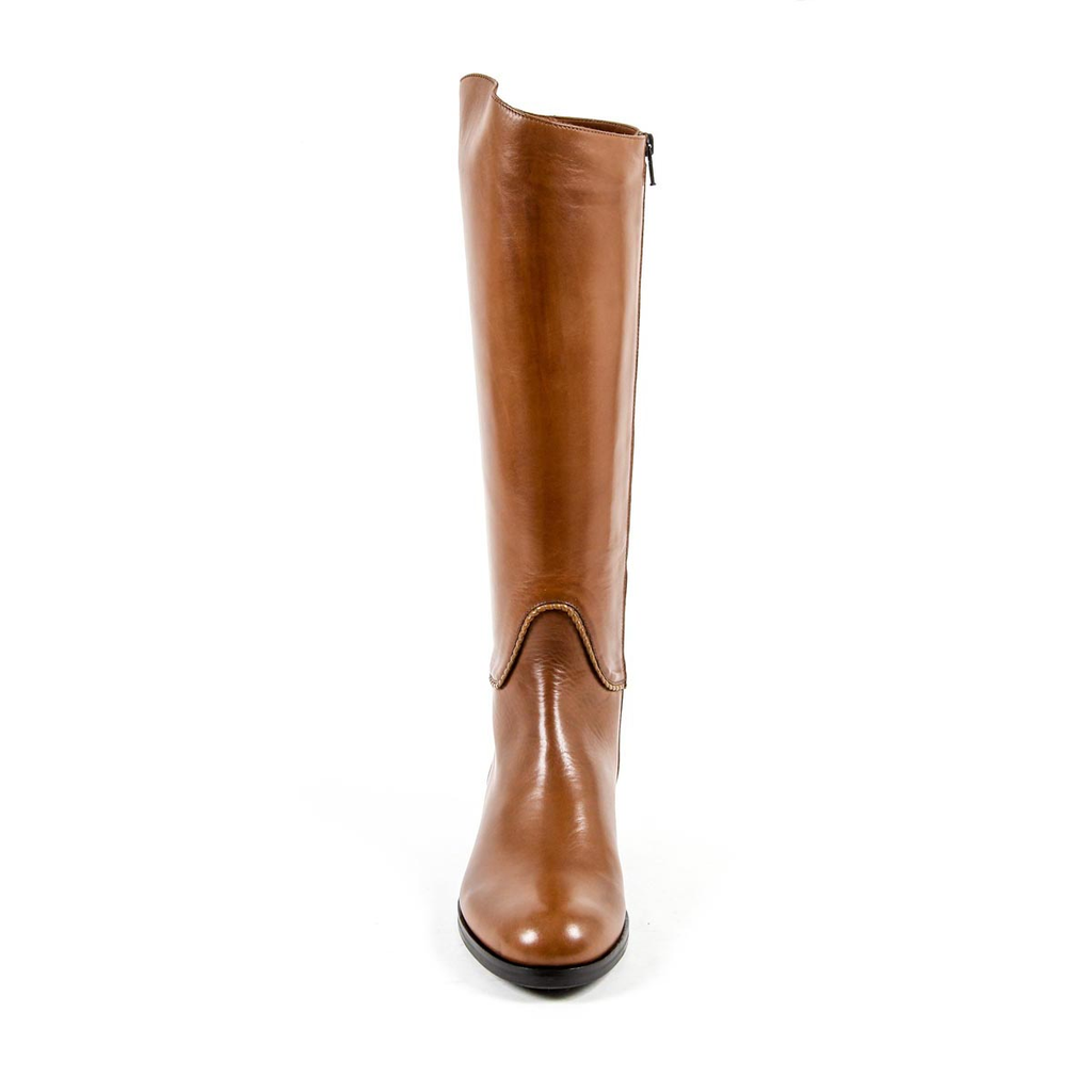 Bota alta mujer V 1969 Italia B2414 SENZA C VITELLO MARRONE