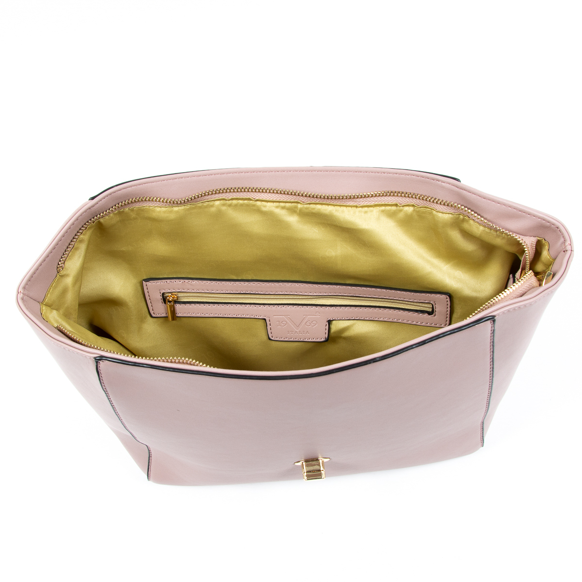 Bolso de mano para mujer V 1969 Italia Rosa 0052 MORADO CLARO