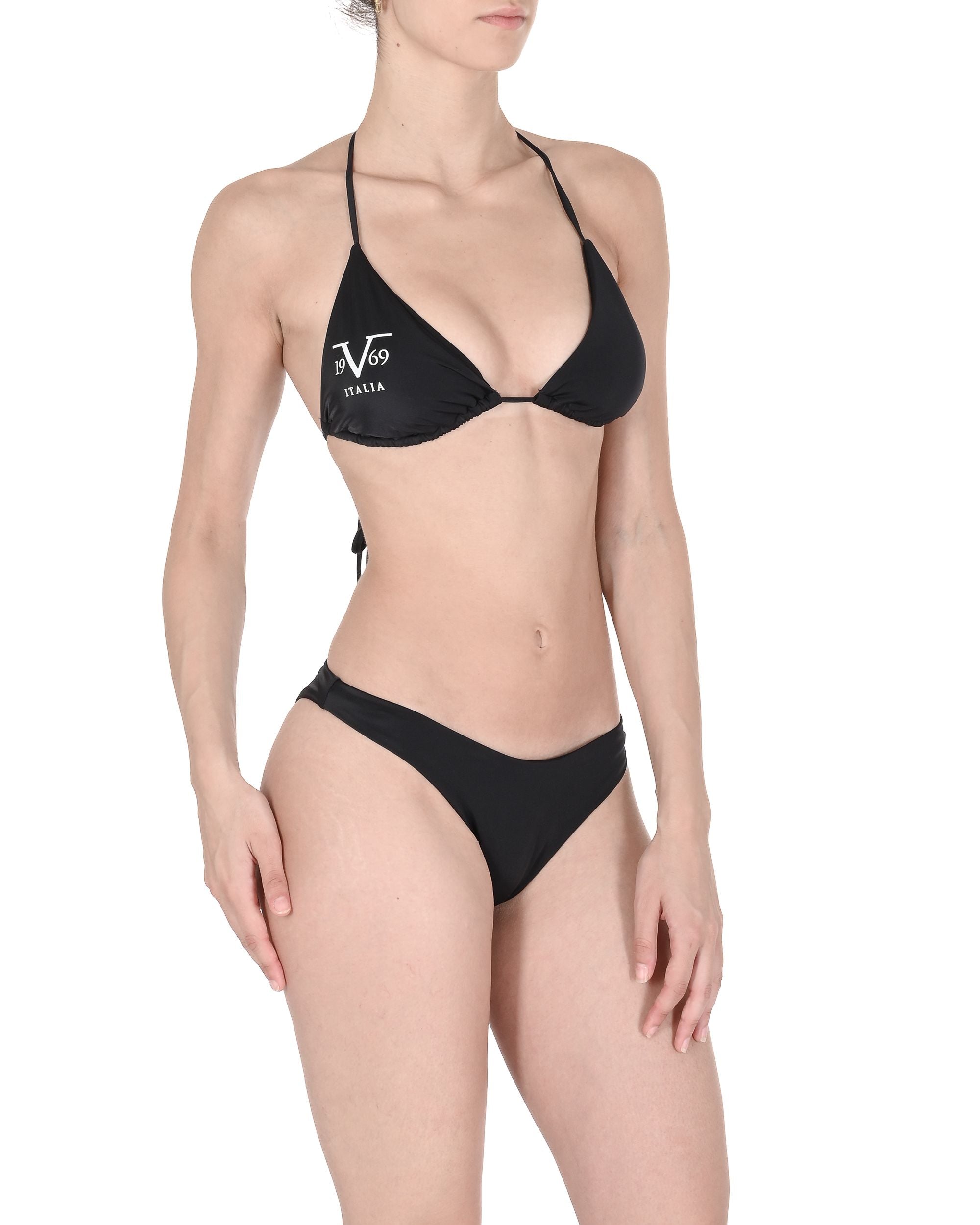 19V69 Italia Womens Swimwear Top VSC1WTP02 BLACK