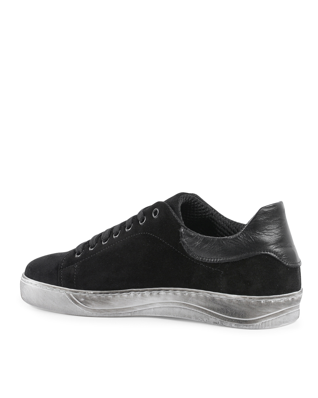 19V69 Italia Mens Sneaker Black 2120 CAMOSCIO NERO