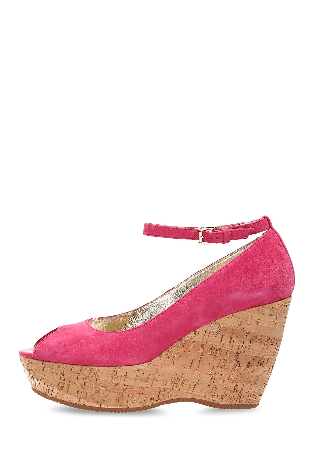 Sandalia de cuña Hogan para mujer color fucsia HXW2000I440CCR0M809