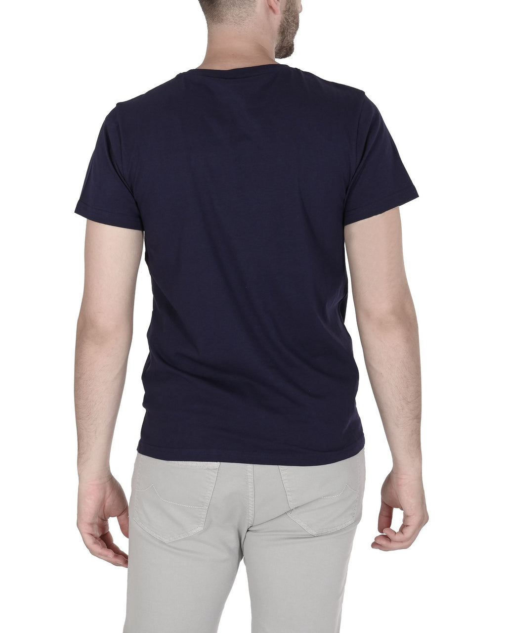 Camiseta 19V69 Italia para hombre VSC1MTS05 AZUL MARINO