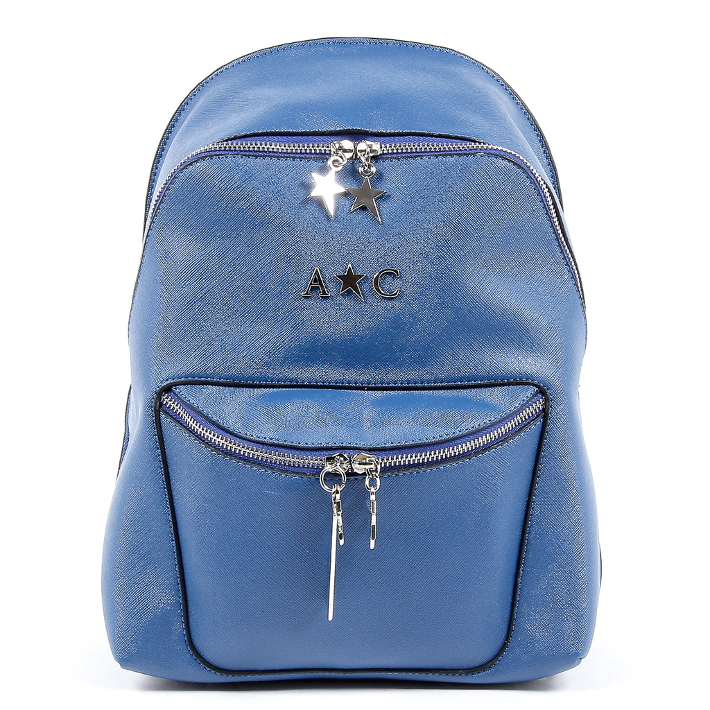 Andrew Charles Womens Backpack Blue NAOMI