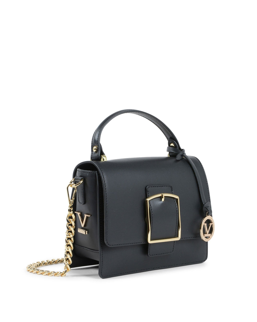 Bolso de mano para mujer V Italia negro V505 52 RUGA NERO