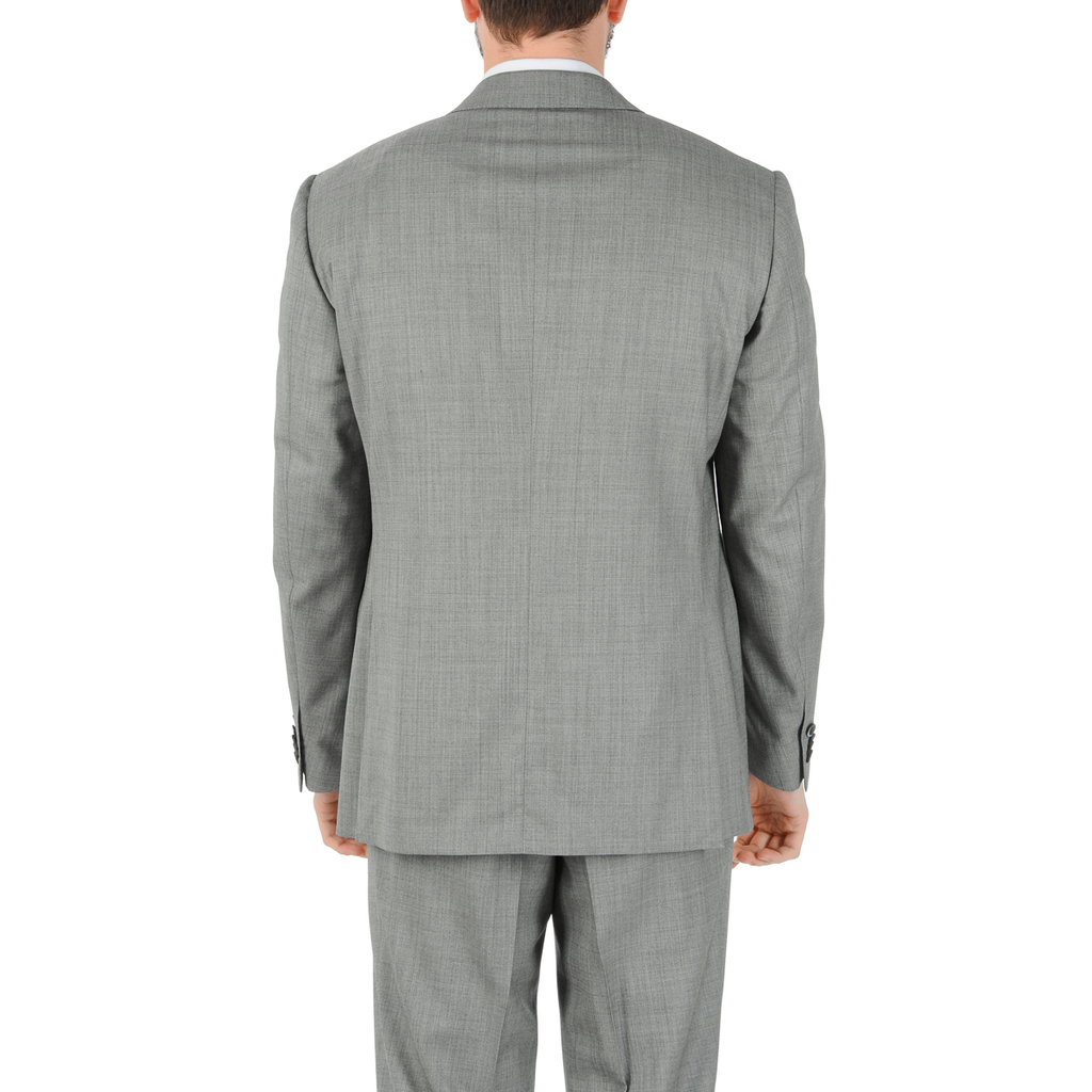 Corneliani Mens Suit Long Sleeves Grey Super 160's