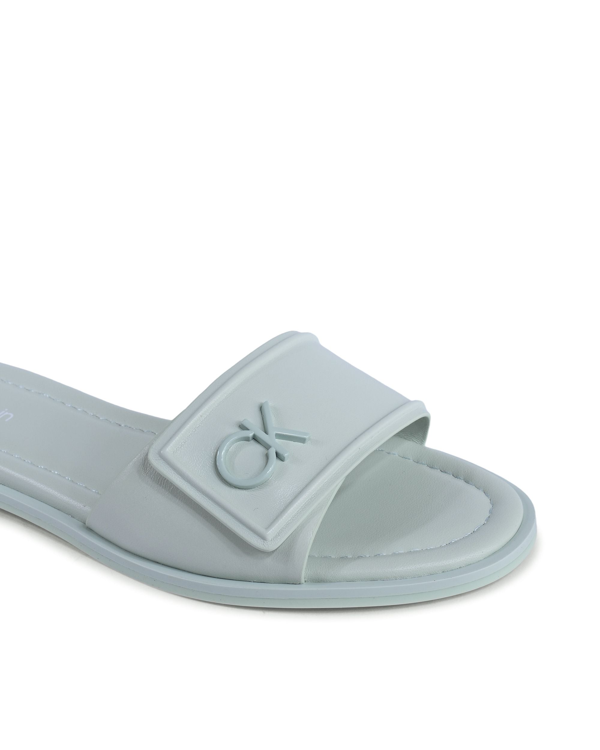Sandalias Calvin Klein para mujer, color verde, HW0HW01939LIA
