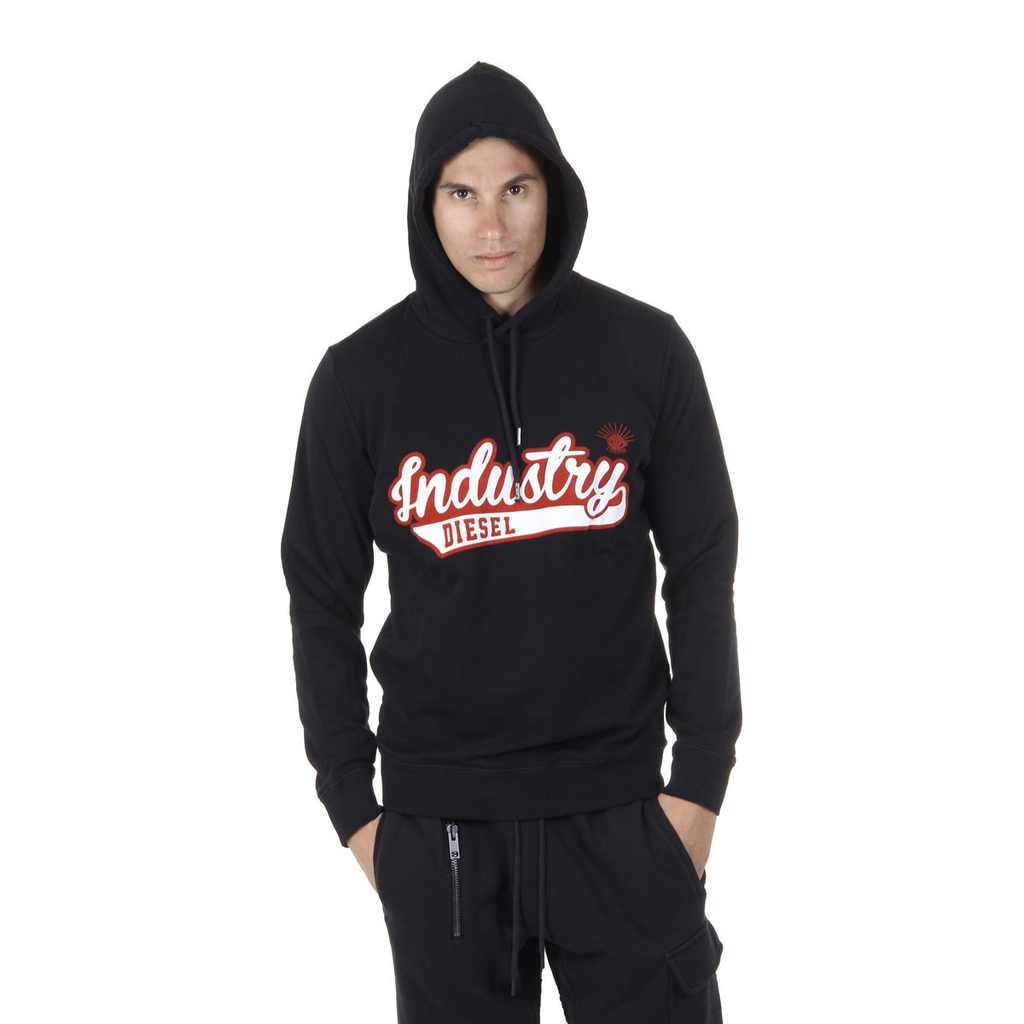 Diesel Mens Hoodie Long Sleeves 00SGEG 0IAGX 900 S-OH