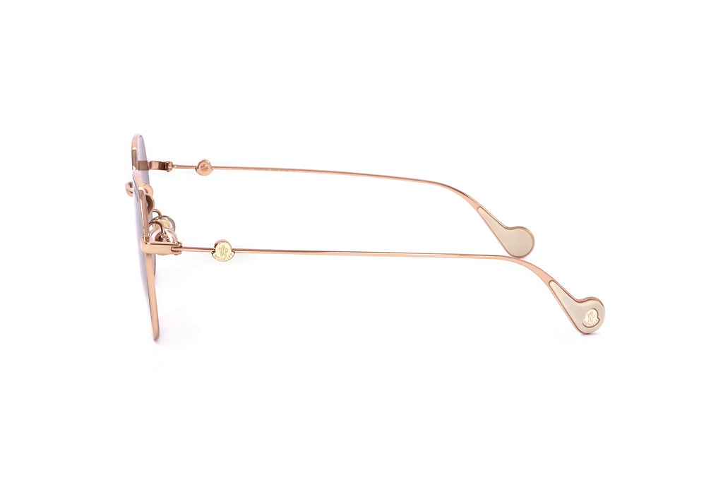 Gafas de sol Moncler para mujer ML0156 K 28F 56 20 145 ORO ROSA BRILLANTE