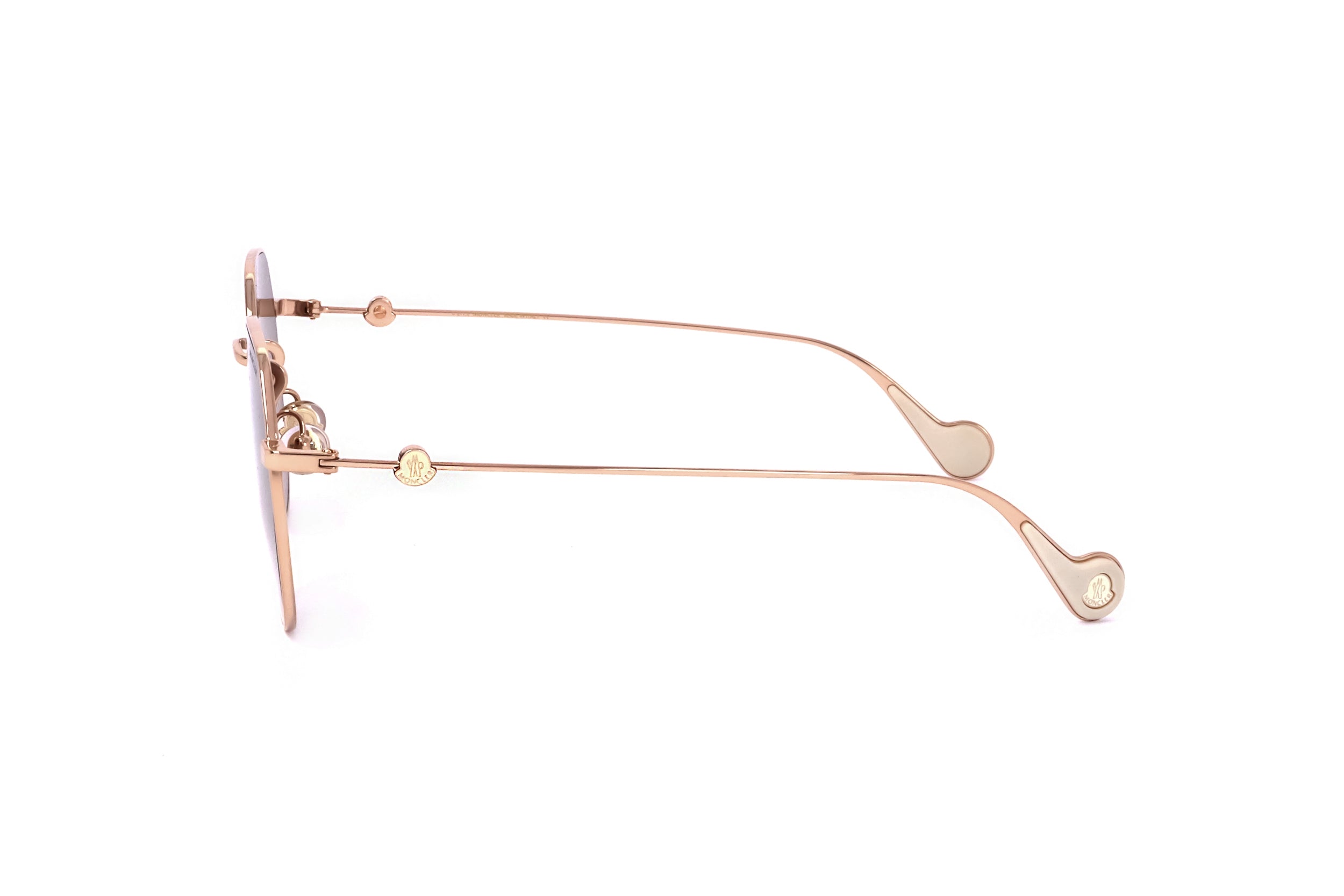 Gafas de sol Moncler para mujer ML0156 K 28F 56 20 145 ORO ROSA BRILLANTE