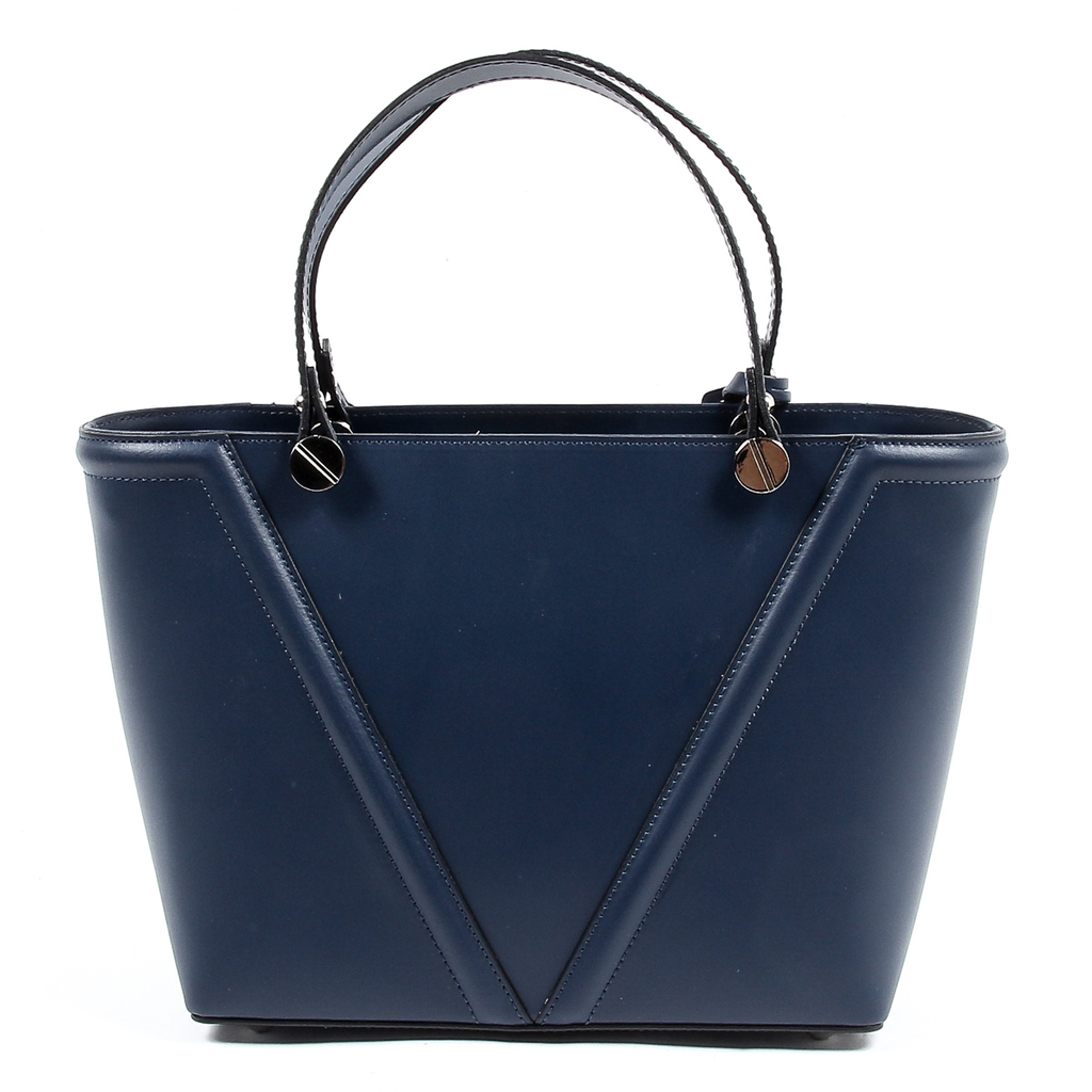 Bolso de mano para mujer V 1969 Italia V008-S RUGA BLU