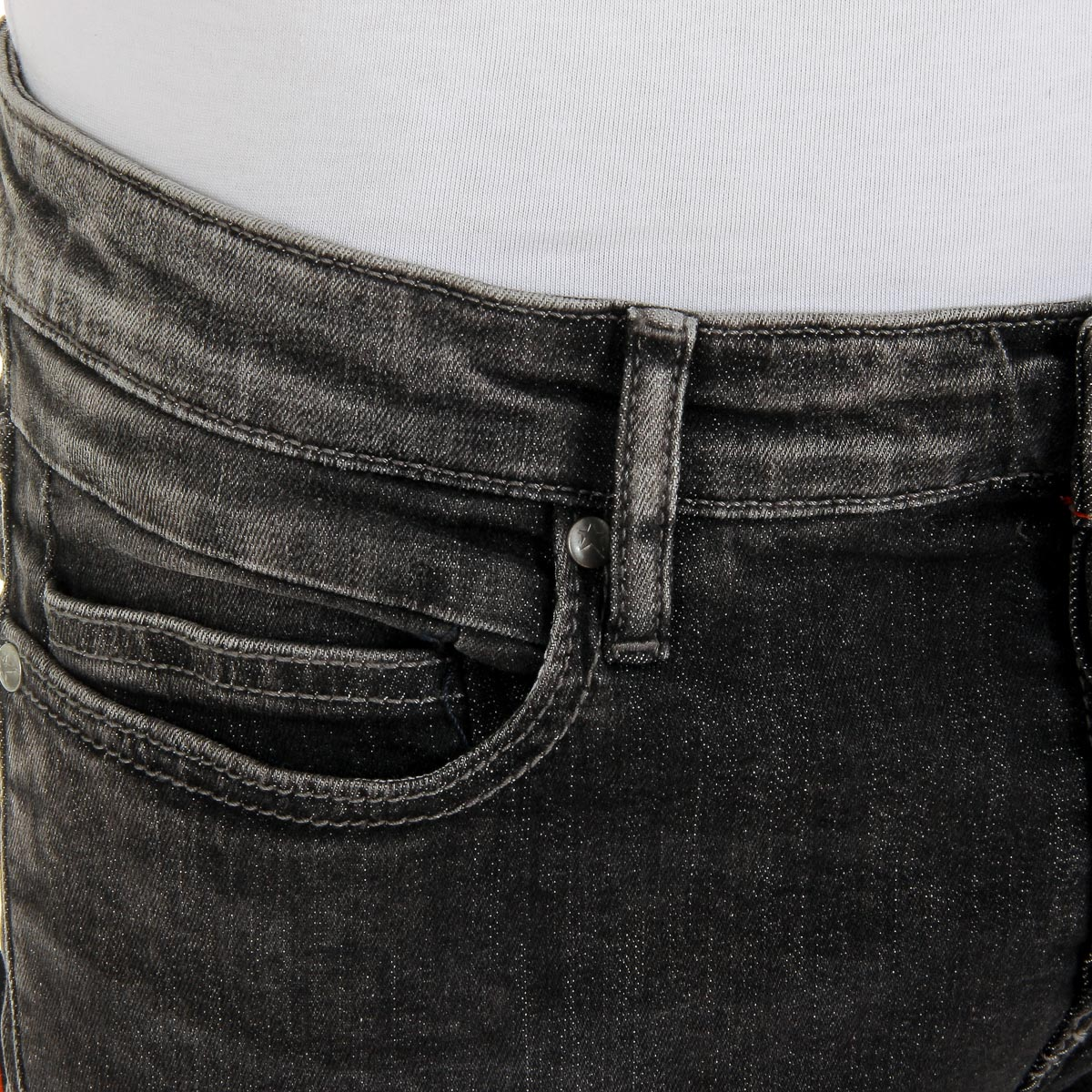 Vaqueros Andrew Charles para hombre gris oscuro enero