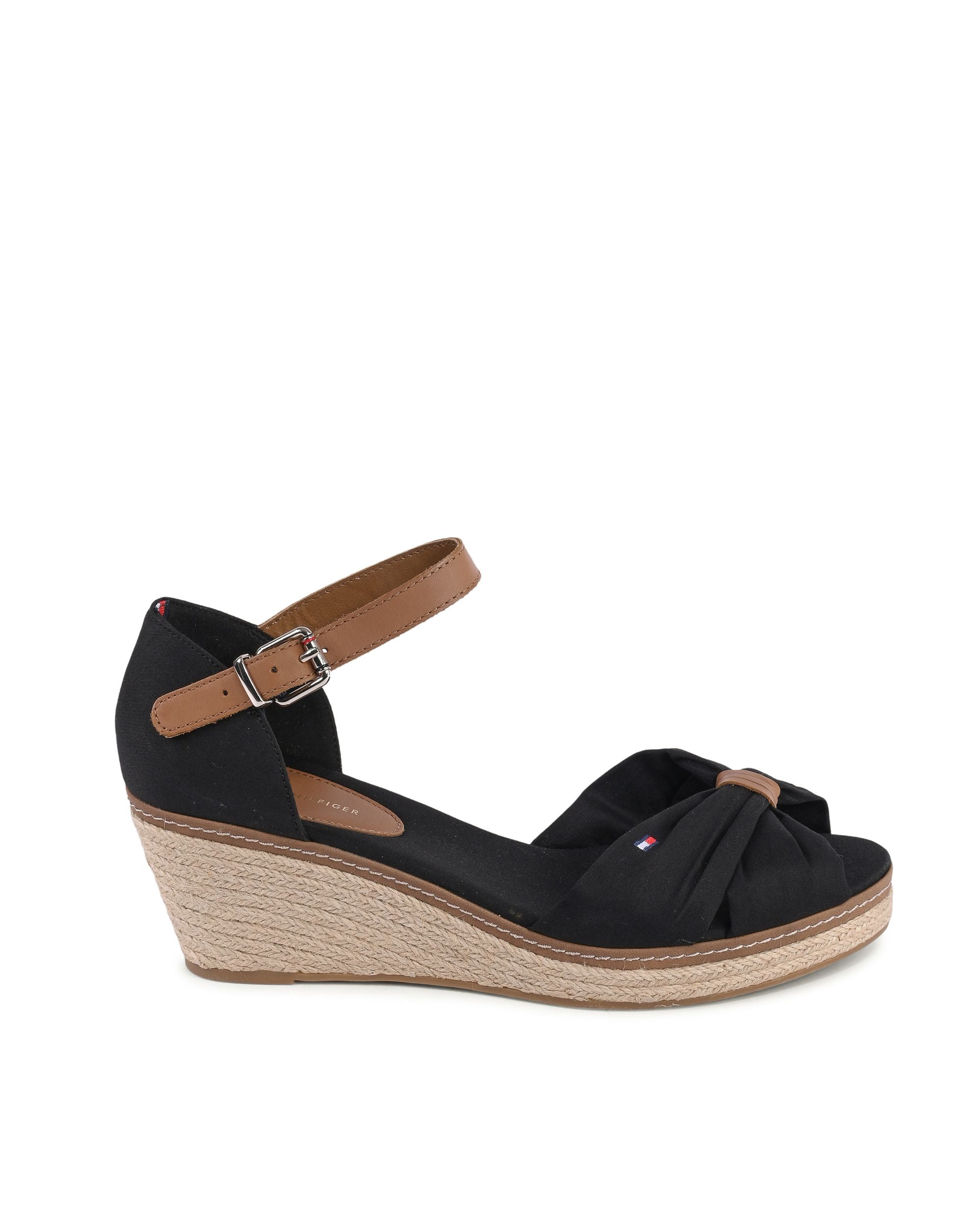 Sandalias Tommy Hilfiger para mujer negras FW0FW00906990
