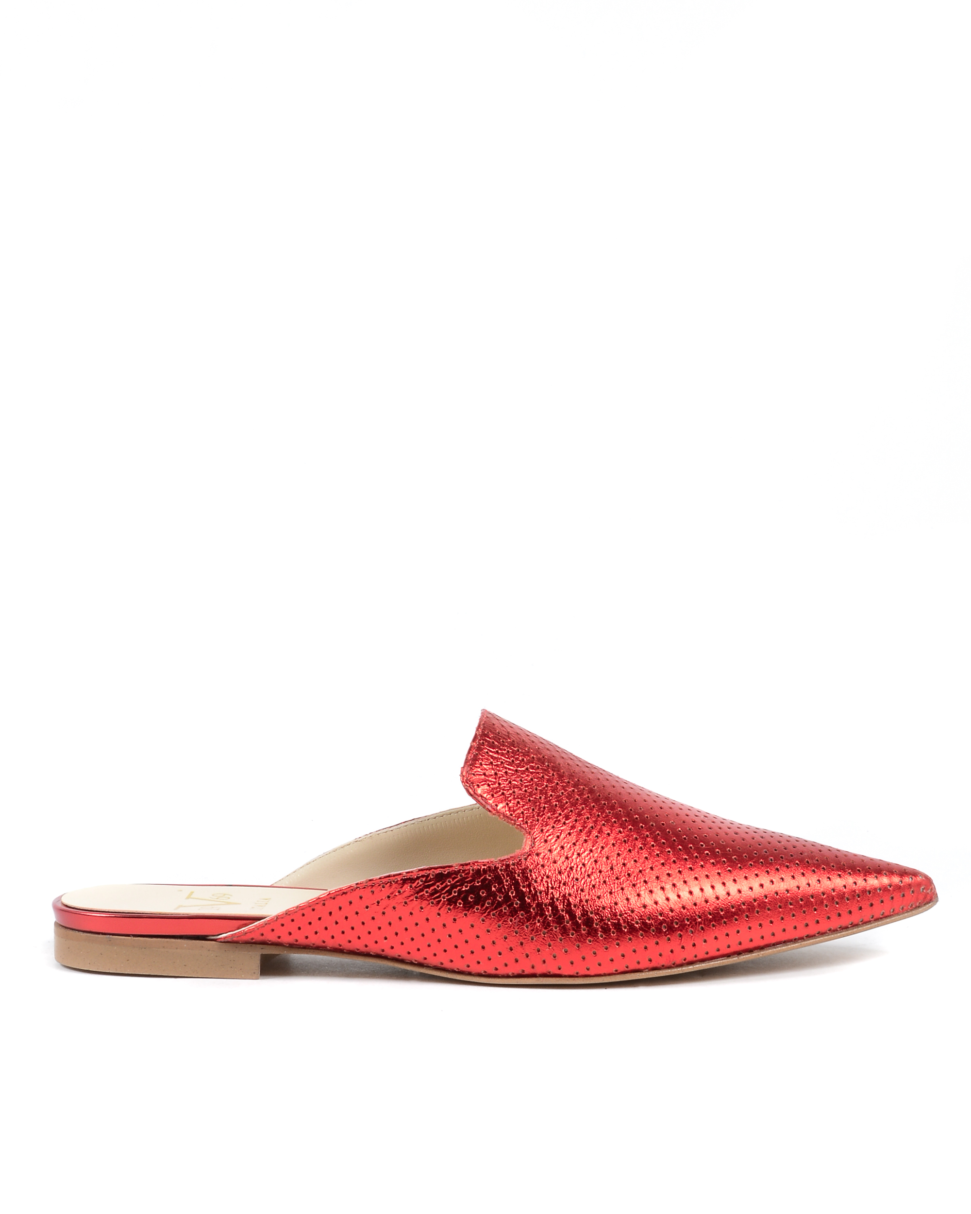 19V69 Italia Chanclas Mujer Lamè Rojo 4747 SABOT TRAF LAM ROSSO