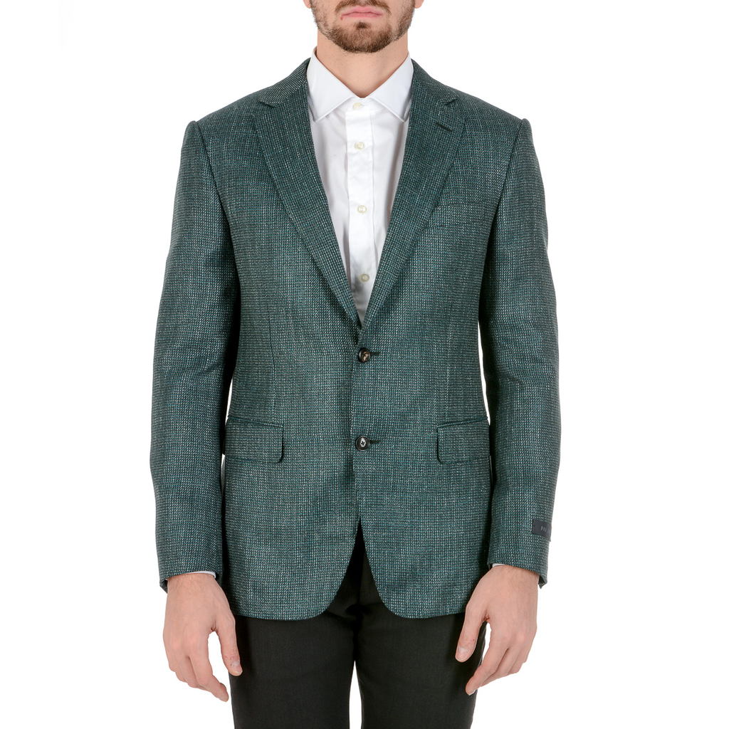 Chaqueta Pal Zileri para hombre de manga larga verde